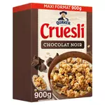 QUAKER Cruesli céréales au chocolat noir maxi format 900g