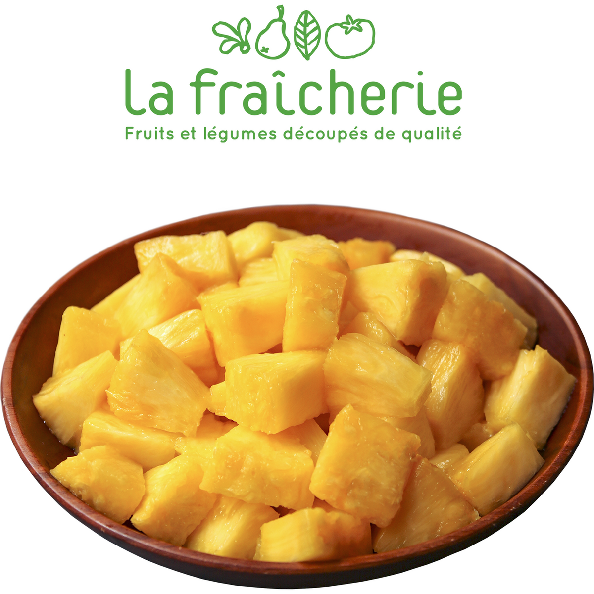 LA FRAICHERIE Ananas en morceaux 650g