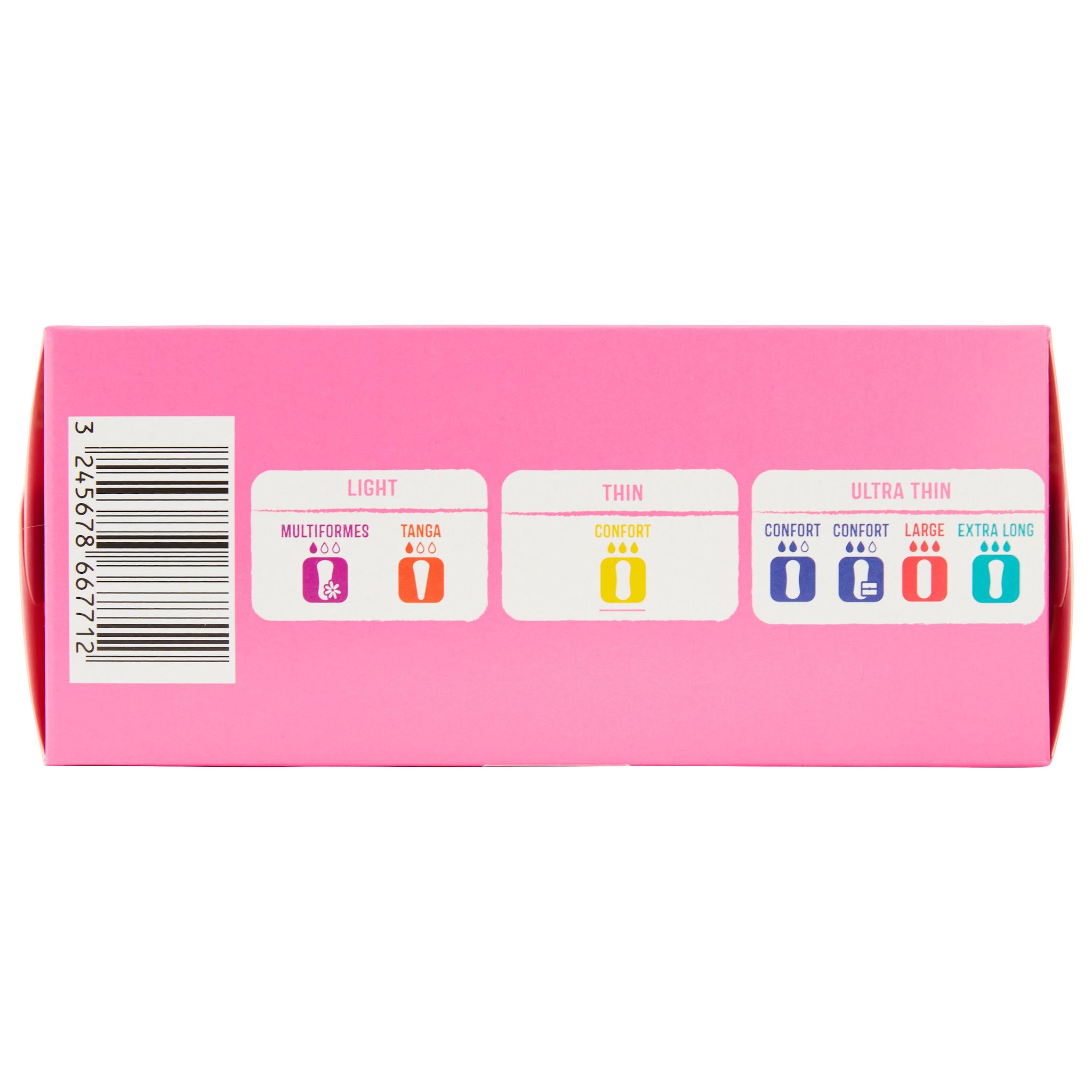 Voir la diapositive 4 : AUCHAN Protège-lingerie minces regular 30 protège-lingerie