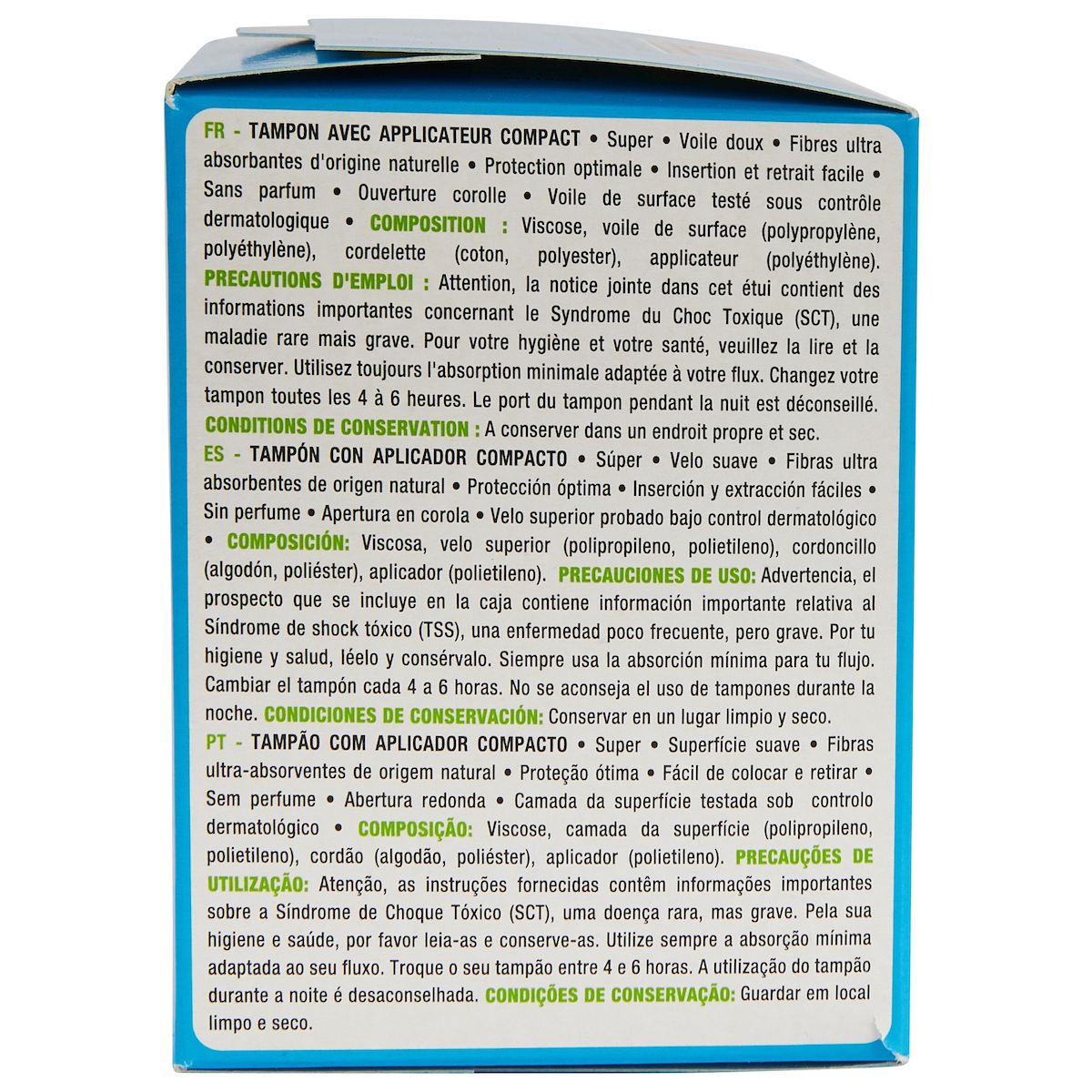 AUCHAN Tampons avec applicateur super 16 tampons