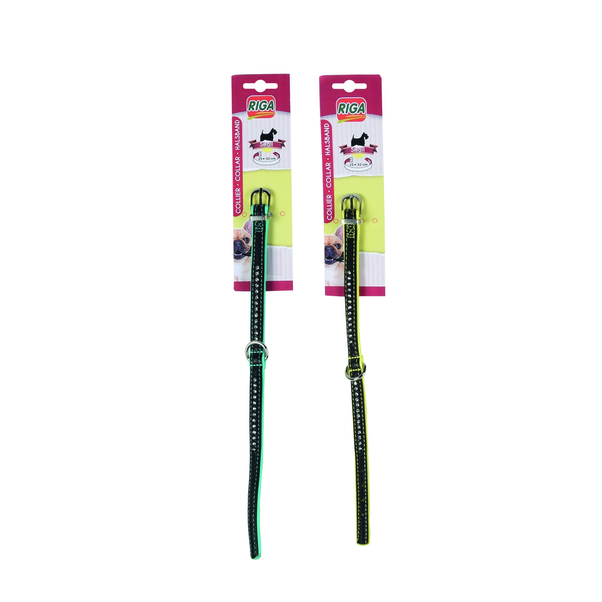 RIGA Collier strass n°1 13mm 25/32cm pour chiens 1 pièce