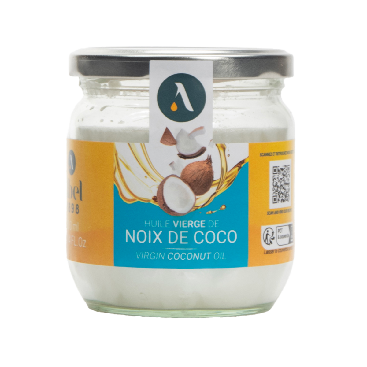 ABEL Huile vierge de noix de coco 30cl