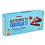 Voir la diapositive 3 : AUCHAN Bâtonnets enrobés de chocolat au lait sans gluten 23 bâtonnets environ 130g