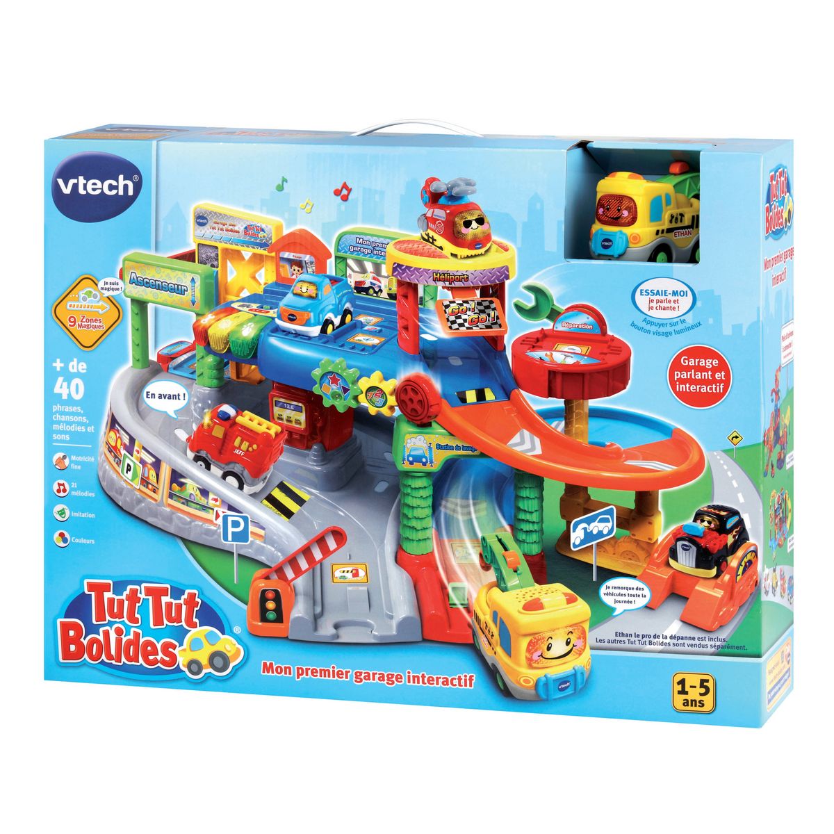 VTECH Mon Premier Garage Interactif Tut Tut Bolides