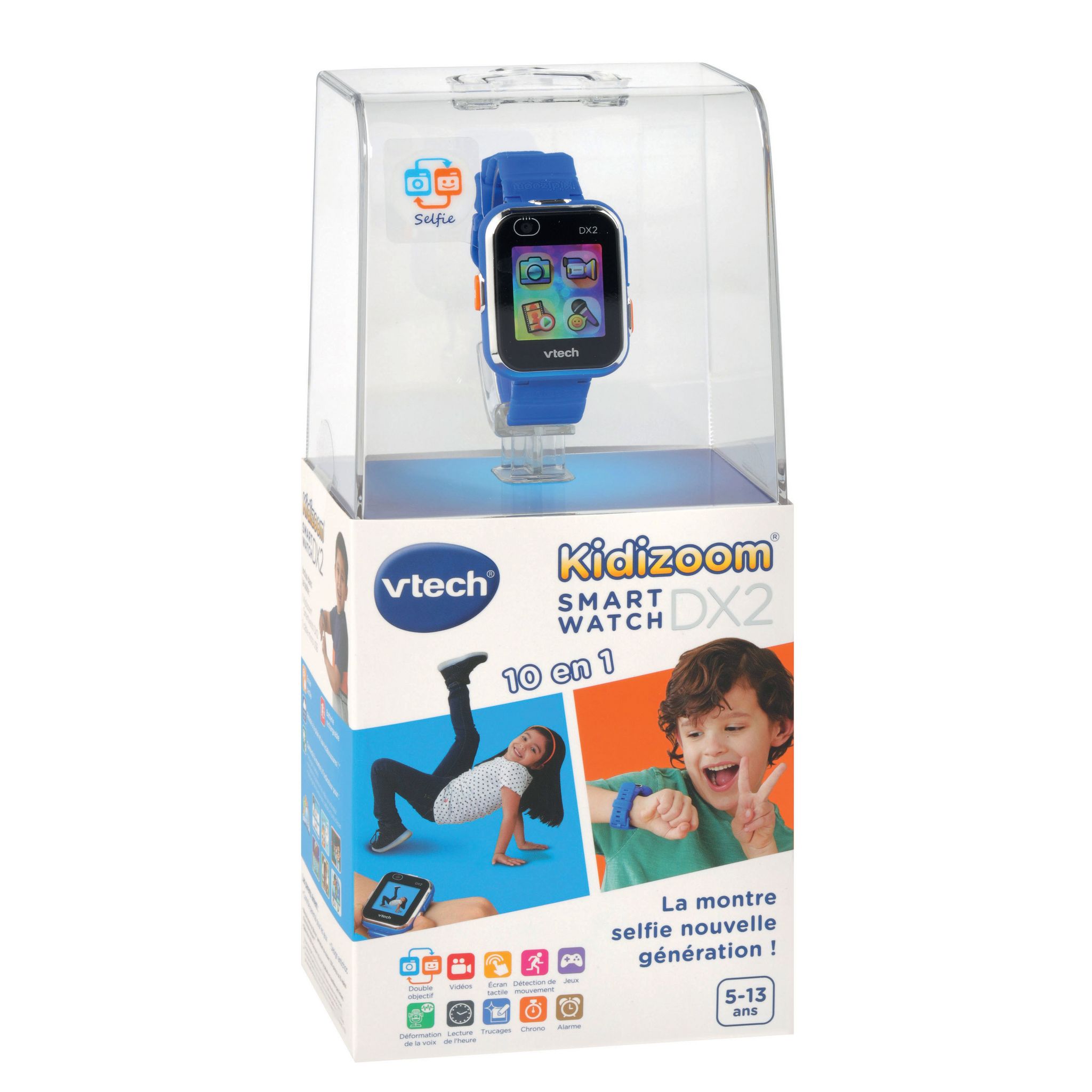 Voir la diapositive 2 : VTECH Kidizoom Smart Watch Connect DX2 - Bleu