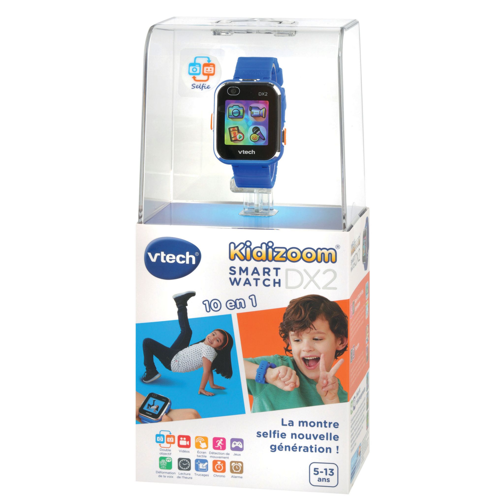 Voir la diapositive 3 : VTECH Kidizoom Smart Watch Connect DX2 - Bleu