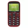 DORO Téléphone portable - Grosses touches - Rouge - 1360