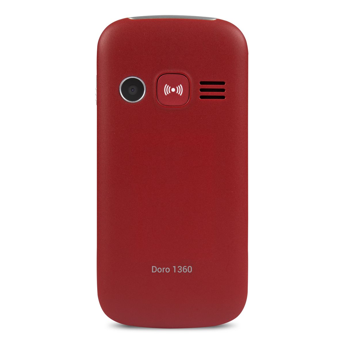 DORO Téléphone portable - Grosses touches - Rouge - 1360
