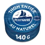 PETIT NAVIRE Thon albacore entier au naturel 140g