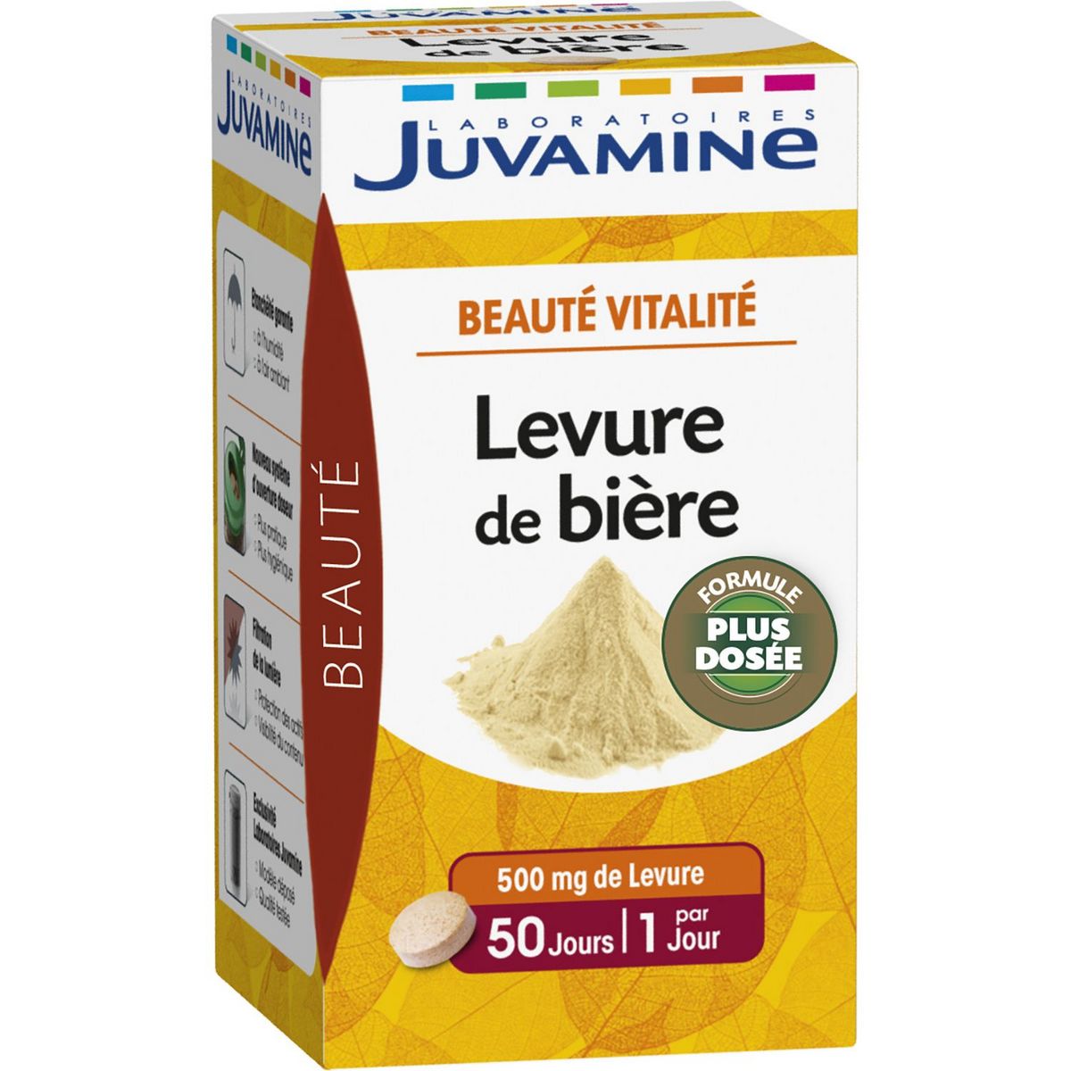 JUVAMINE Levure de bière peau et cheveux 50 comprimés