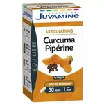 JUVAMINE Complément Curcuma pipérine pour les articulations en gélules 30 gélules 12g