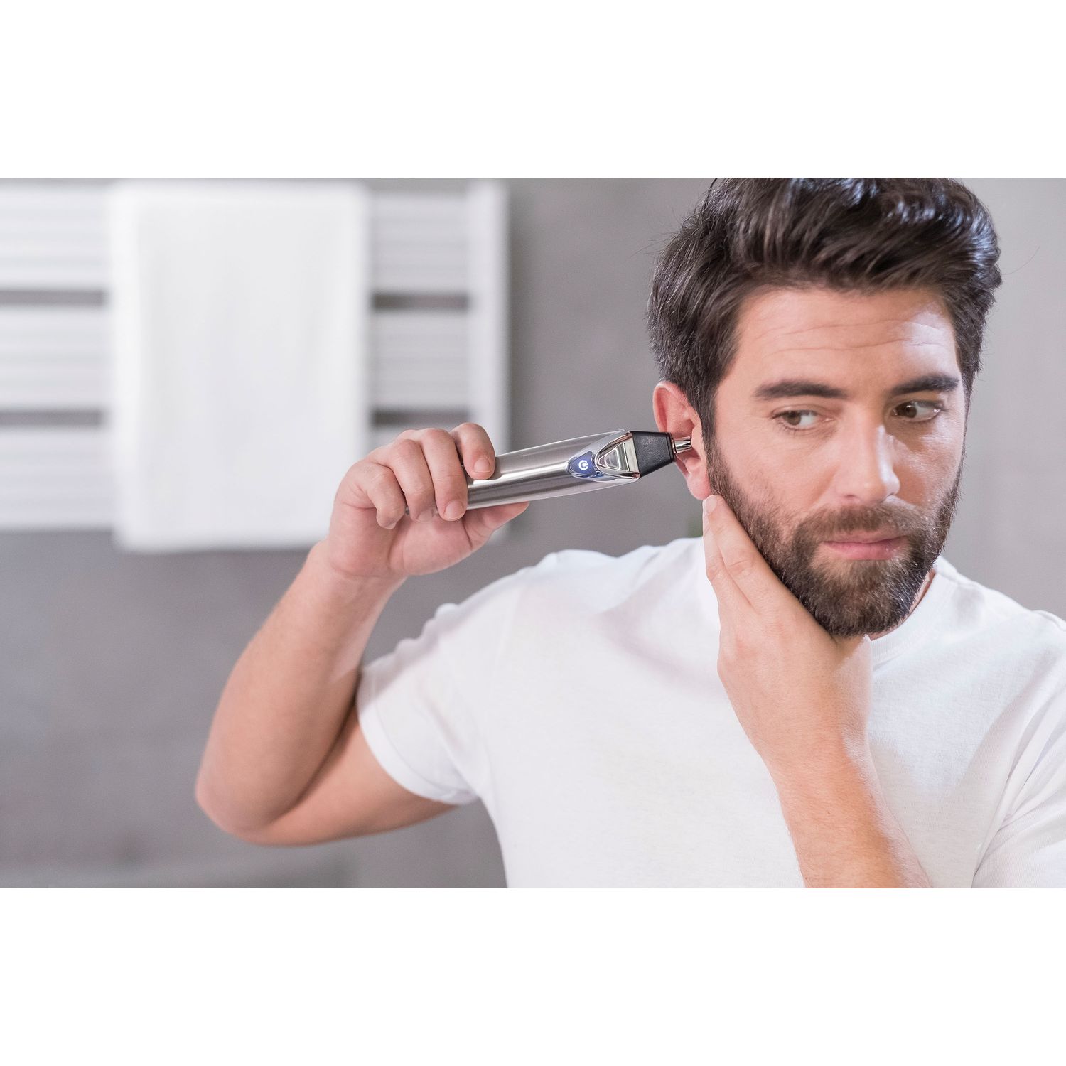 Voir la diapositive 5 : WAHL Tondeuse à barbe STAINLESS STEEL 9818-116