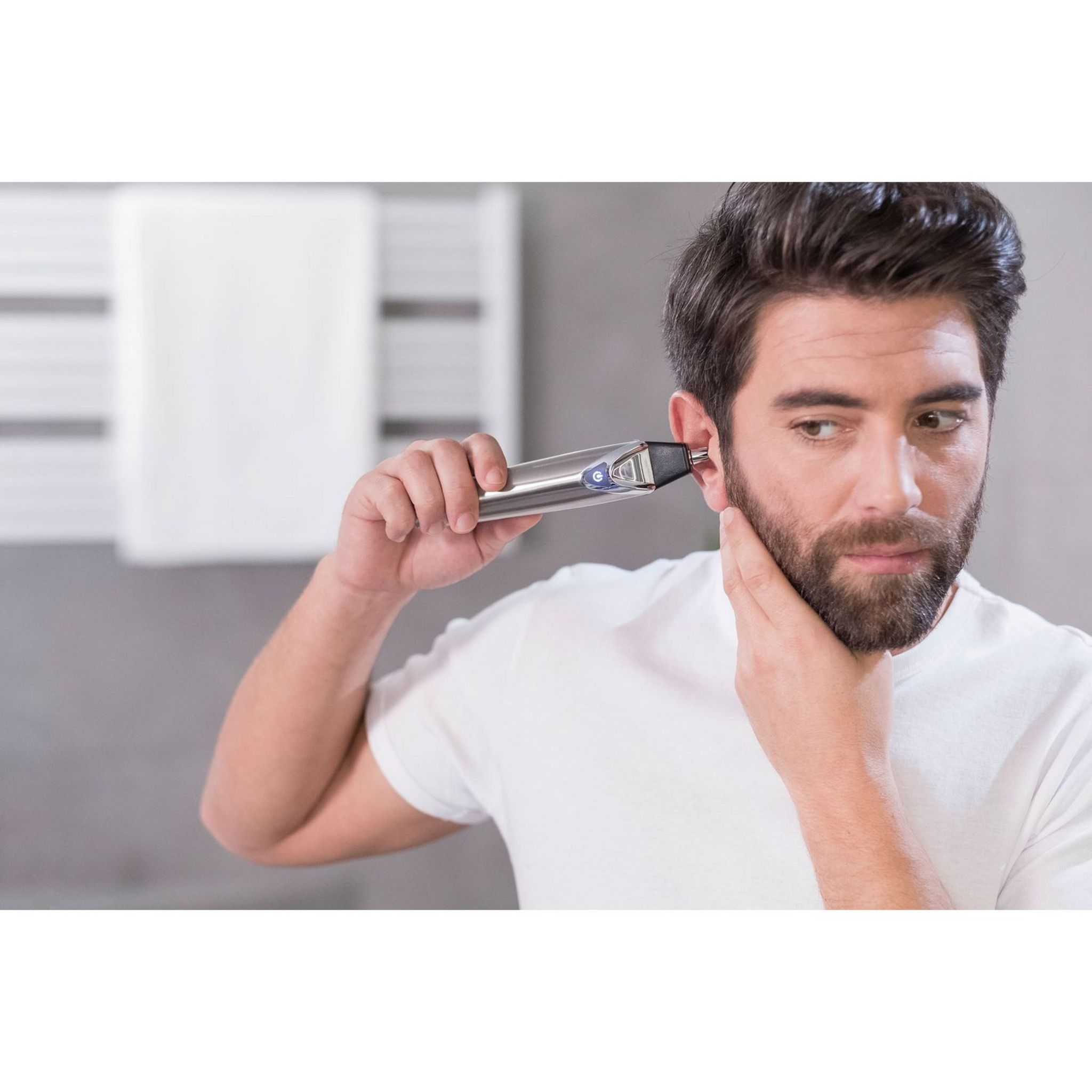 Voir la diapositive 5 : WAHL Tondeuse à barbe STAINLESS STEEL 9818-116