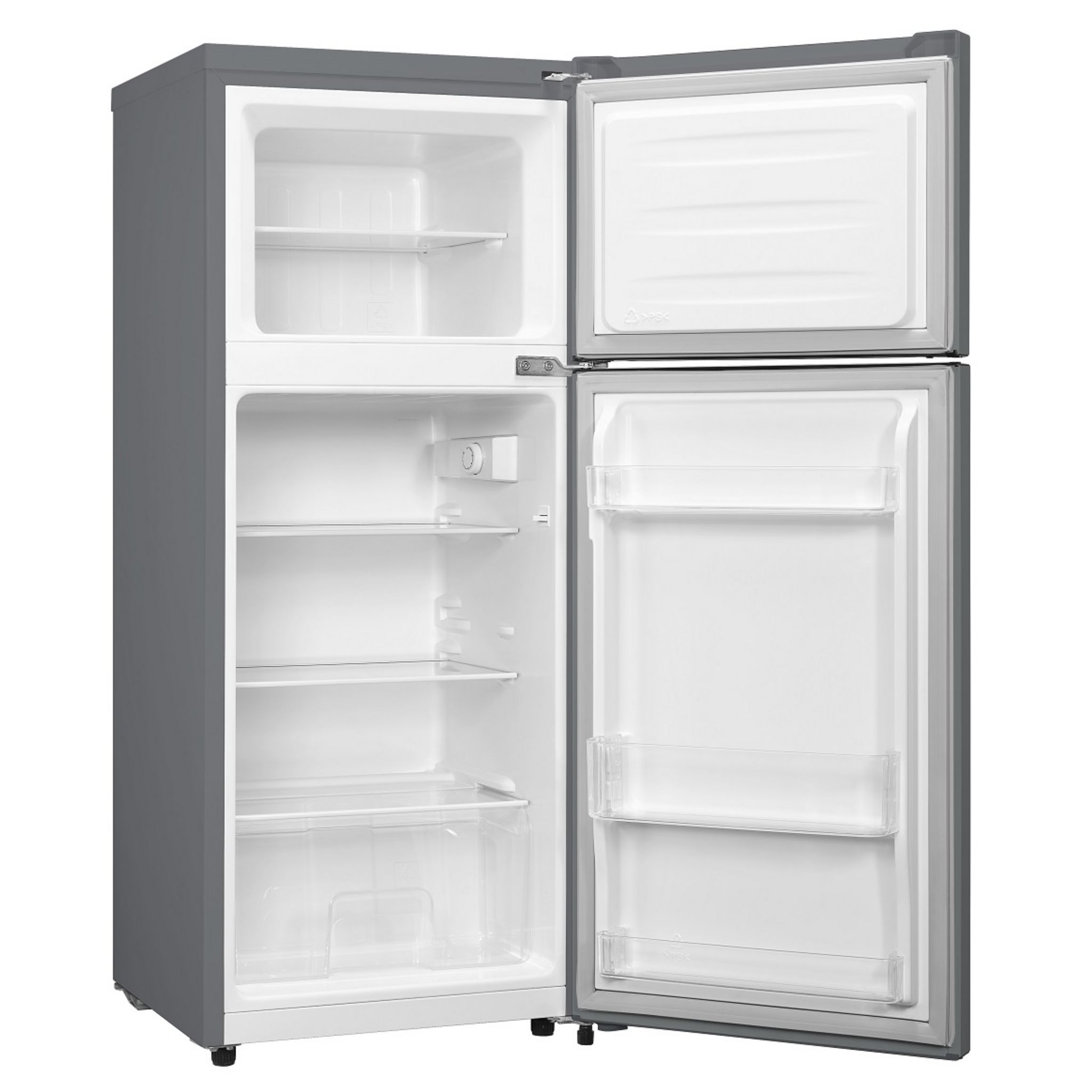 Voir la diapositive 2 : HISENSE Réfrigérateur 2 portes RT156D4AG1, 120 L, Froid statique