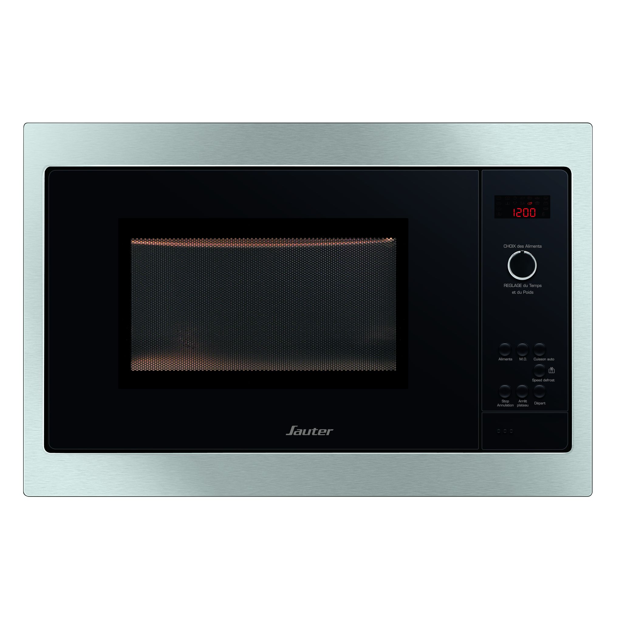 SAUTER Four micro-ondes encastrable monofonction SMS4340B - Capacité 26 L