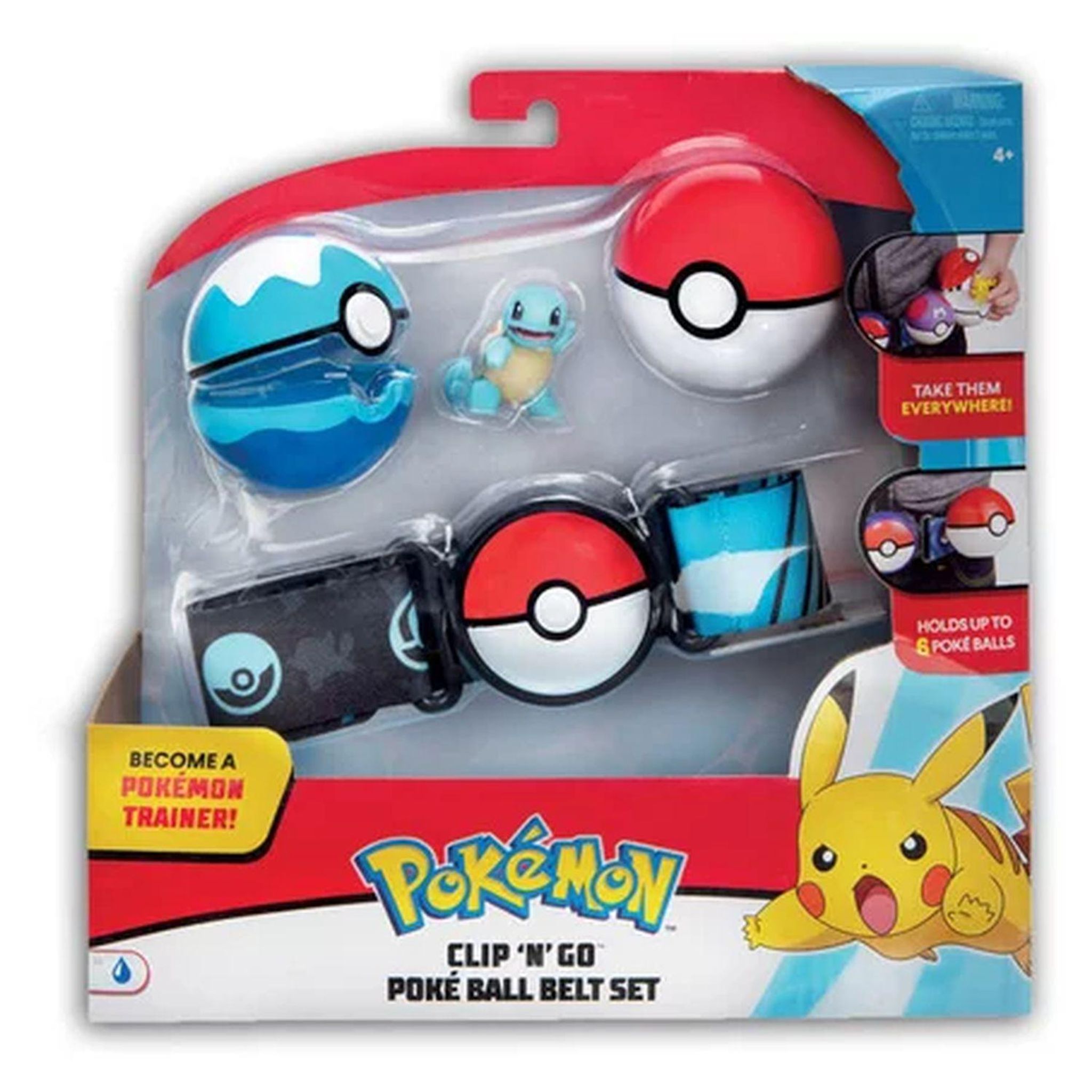 Voir la diapositive 4 : BANDAI Ceinture Pokéball Pokémon - Jaune