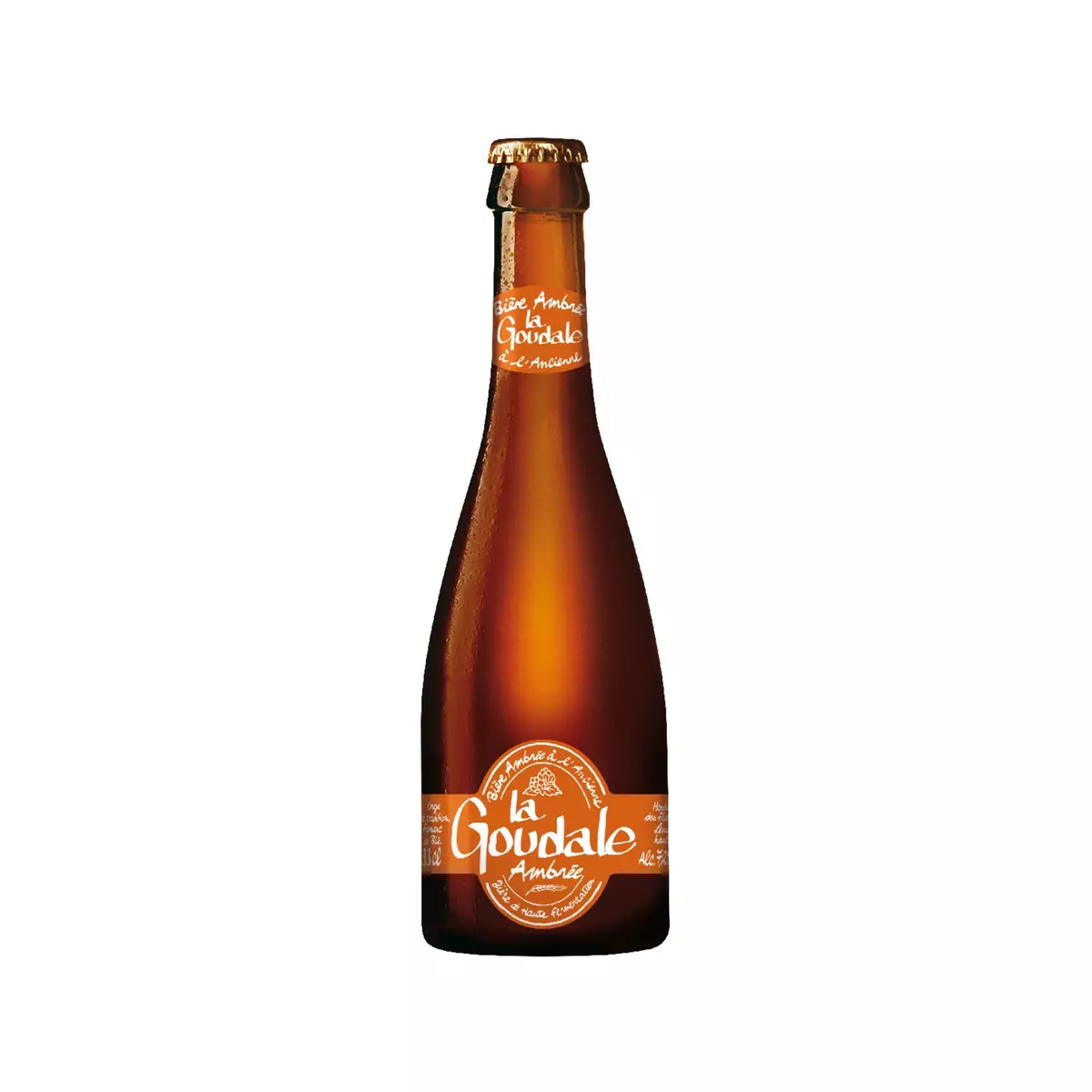 LA GOUDALE Bière ambrée à l'ancienne 7,2% bouteille 33cl