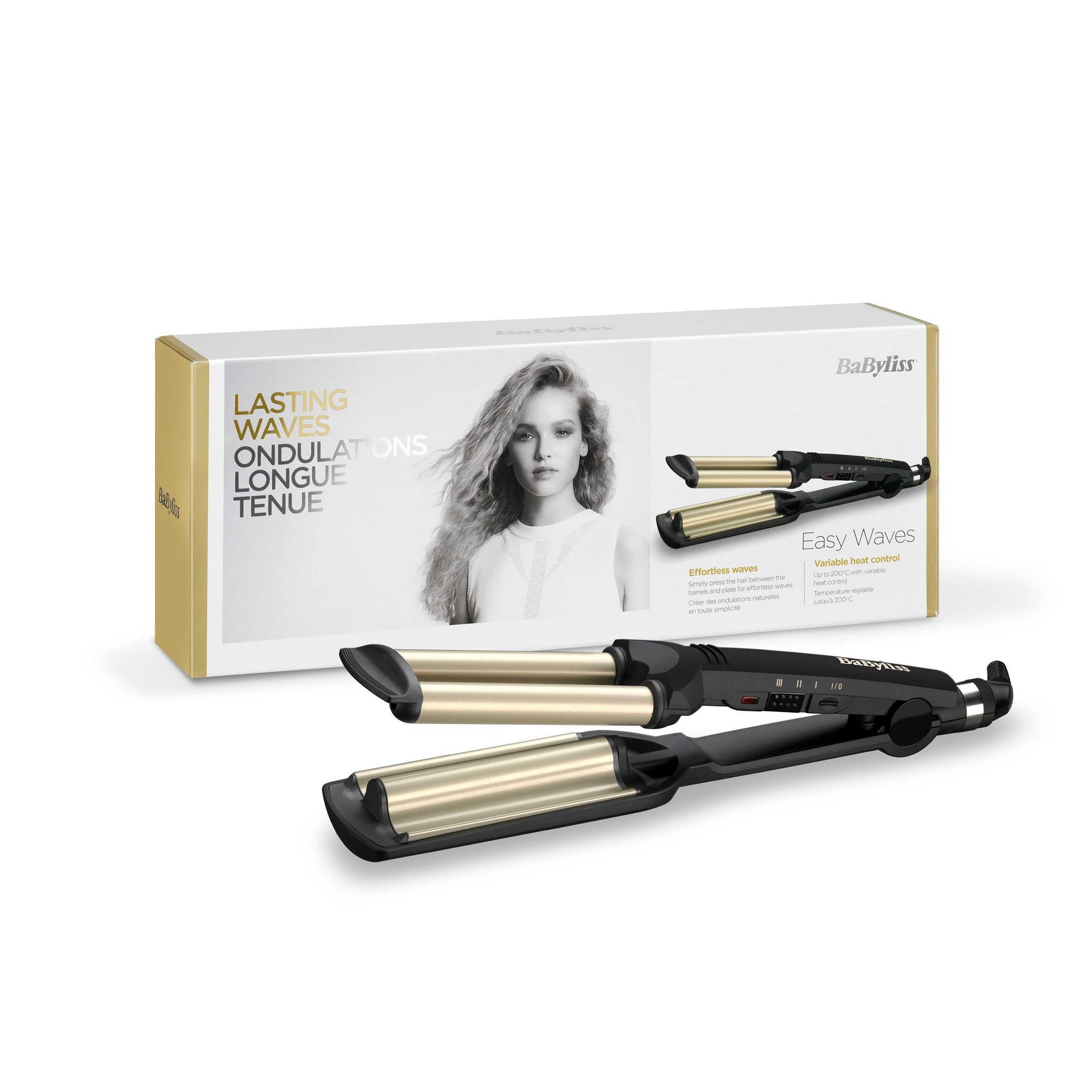 Voir la diapositive 3 : BABYLISS Fer a Boucler double C260E