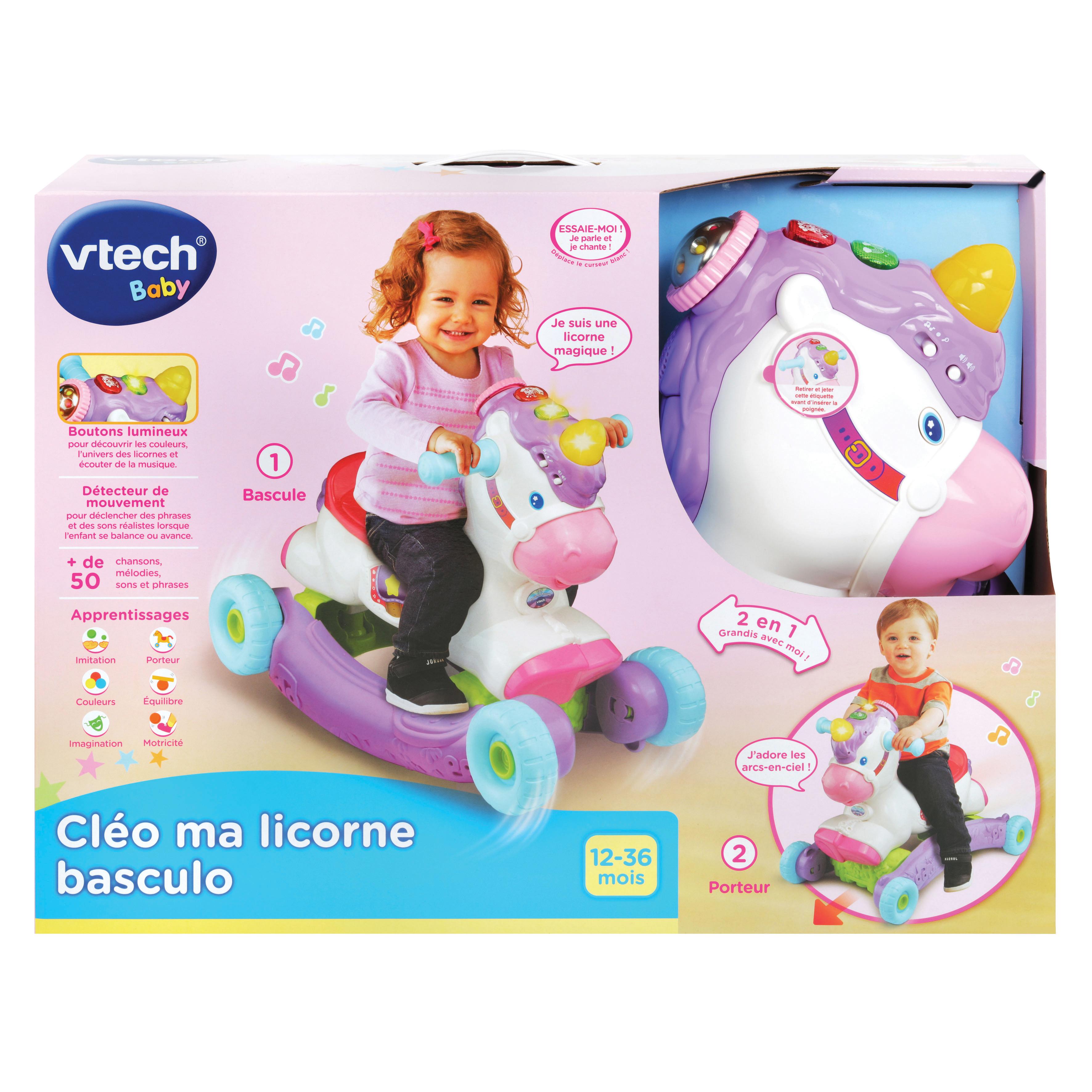 Voir la diapositive 5 : VTECH Cleo Ma licorne Basculo