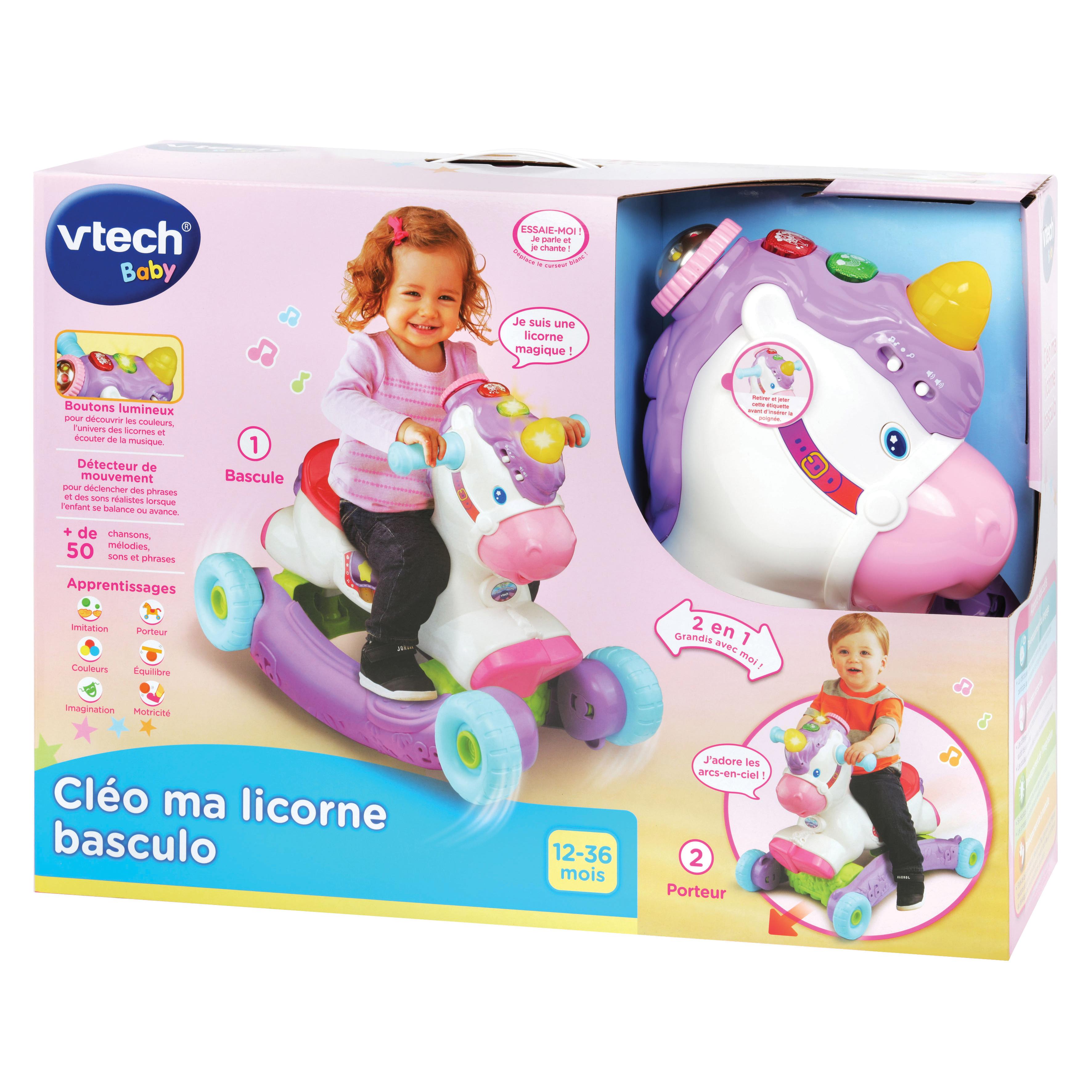 Voir la diapositive 6 : VTECH Cleo Ma licorne Basculo
