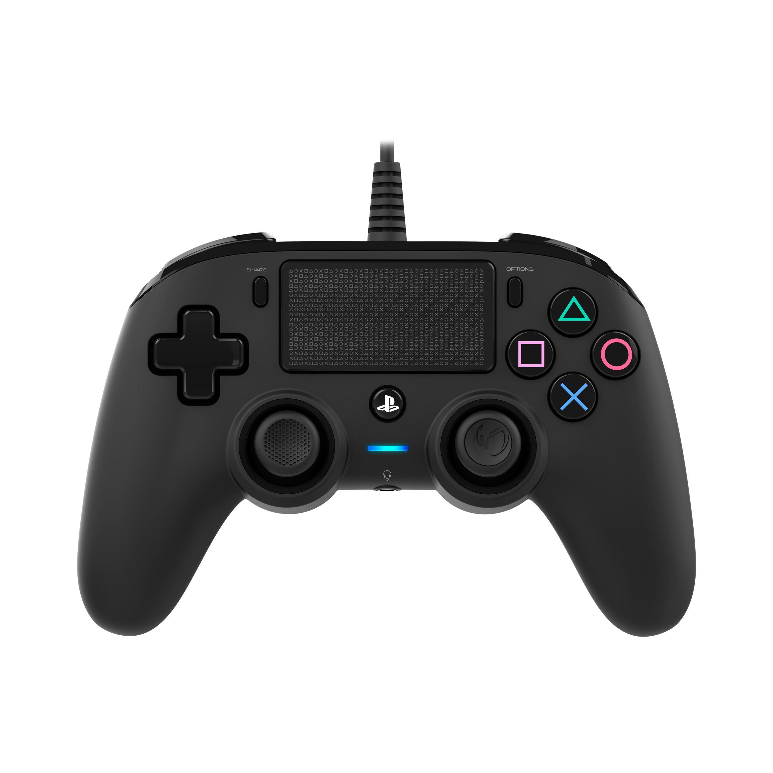 Voir la diapositive 2 : NACON Manette Filaire - Noir PS4