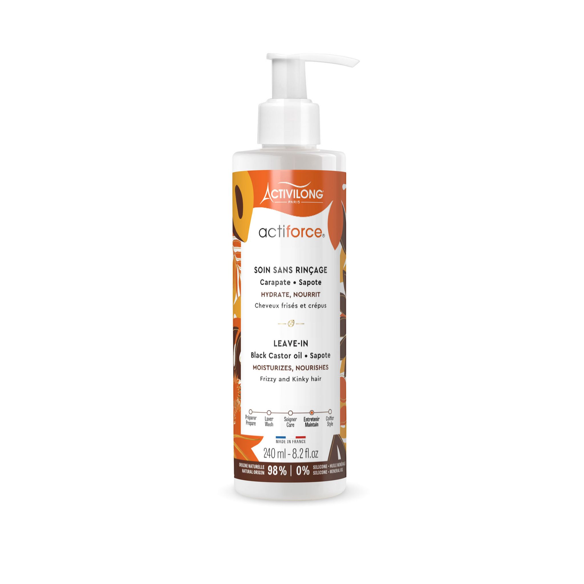 ACTIVILONG Actiforce Soin sans rinçage cheveux frisés et crépus 240ml