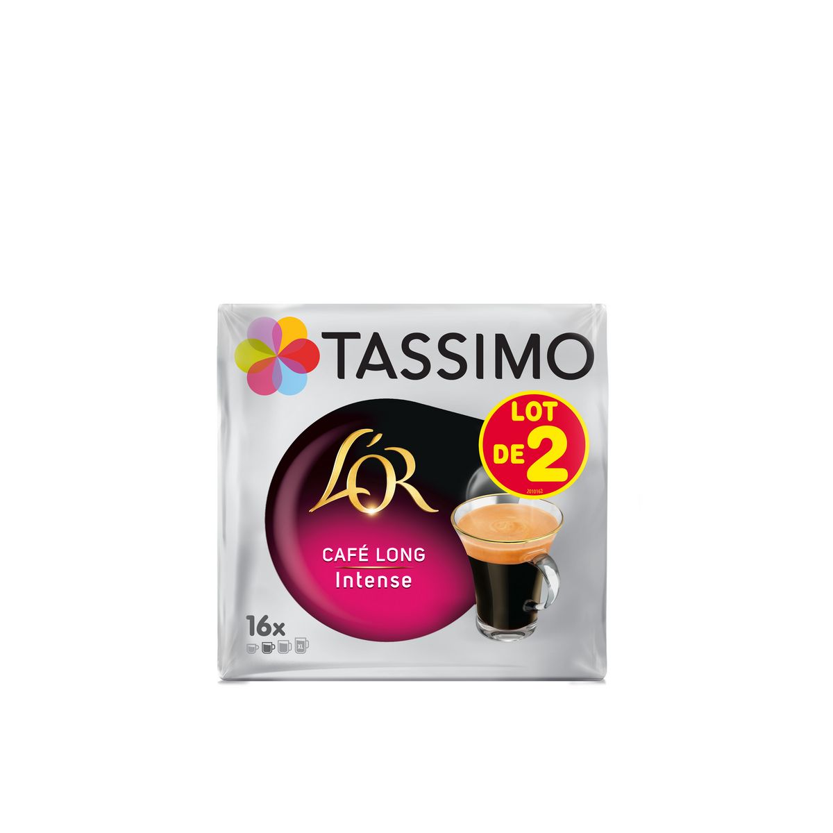 TASSIMO L'Or dosettes de café long intense 208g 2x16 dosettes