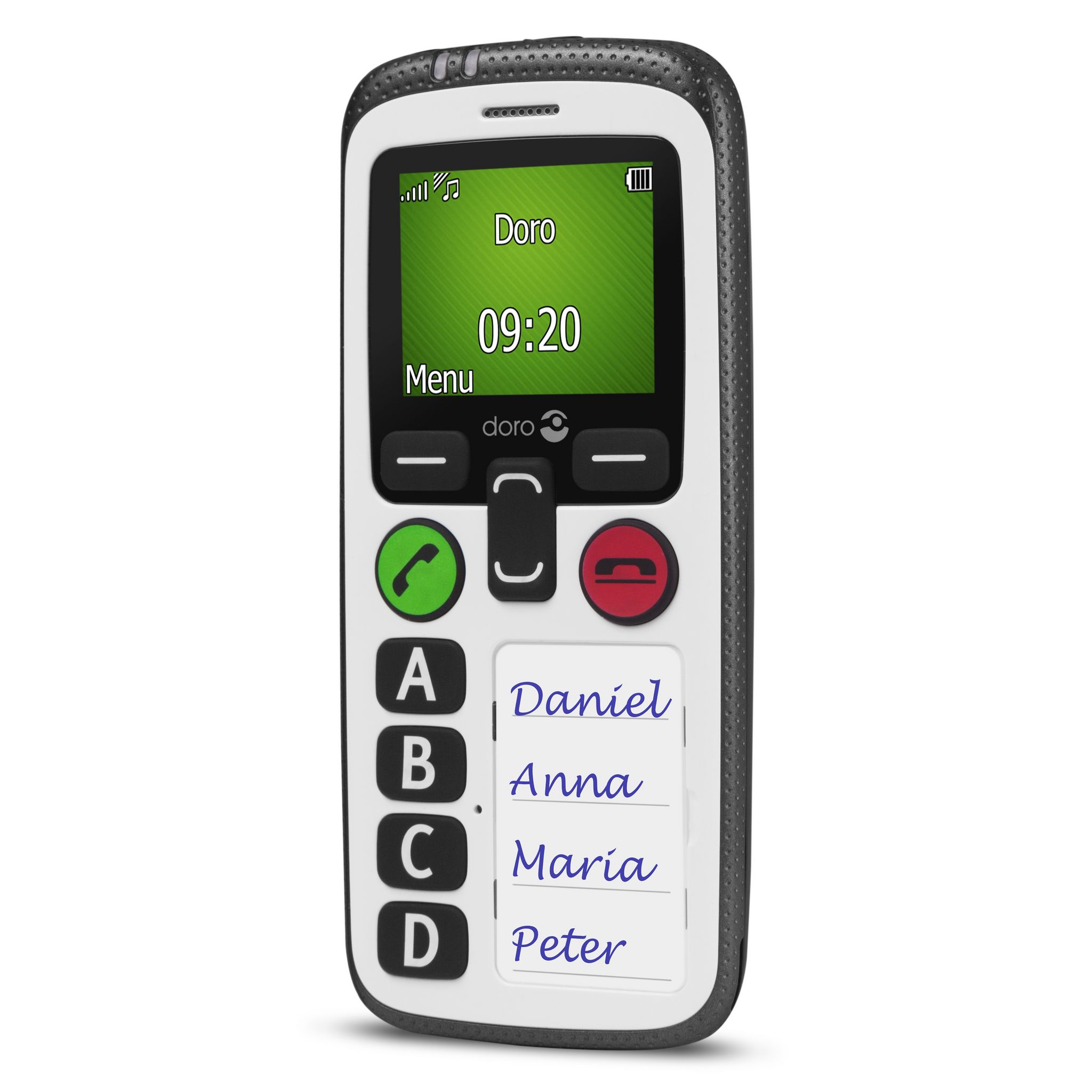 Voir la diapositive 2 : DORO Téléphone mobile - Secure 580 - Blanc et Noir