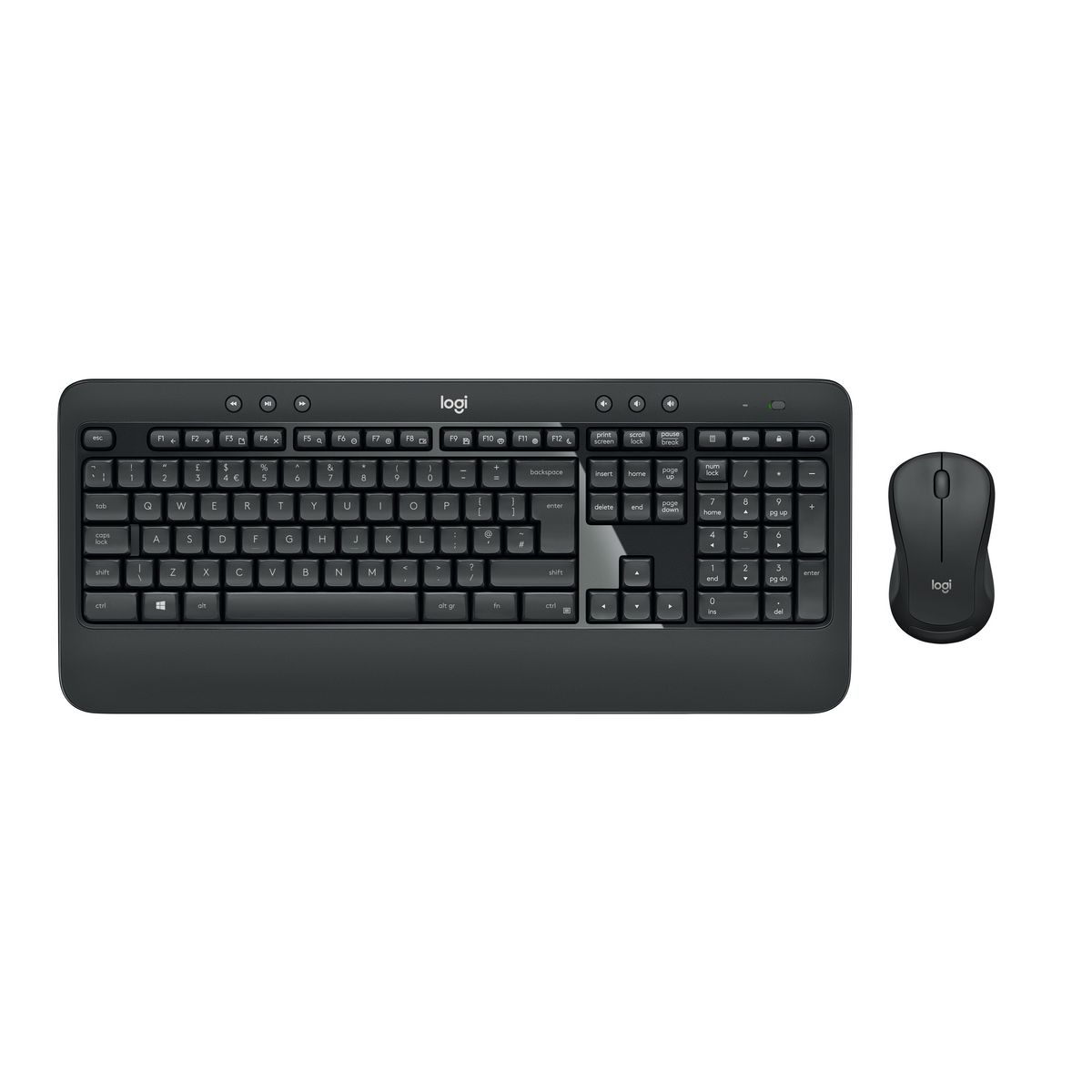 LOGITECH Combo Clavier et Souris MK540 sans Fil AZERTY - Noir