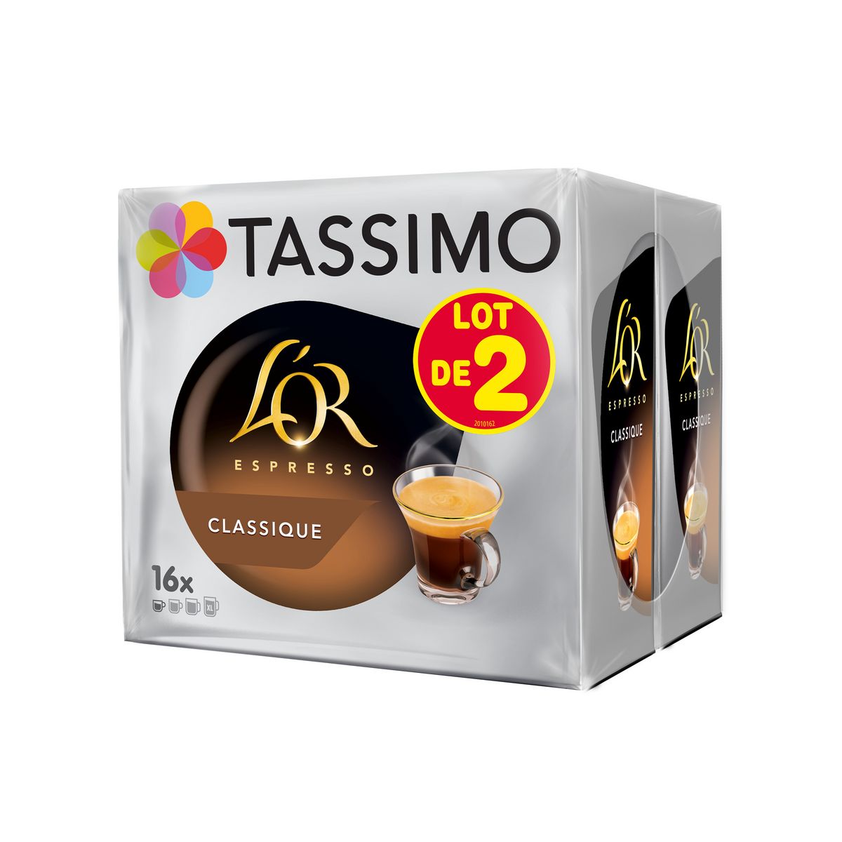 TASSIMO Dosettes de café espresso classique L'Or 2x16 dosettes 208g