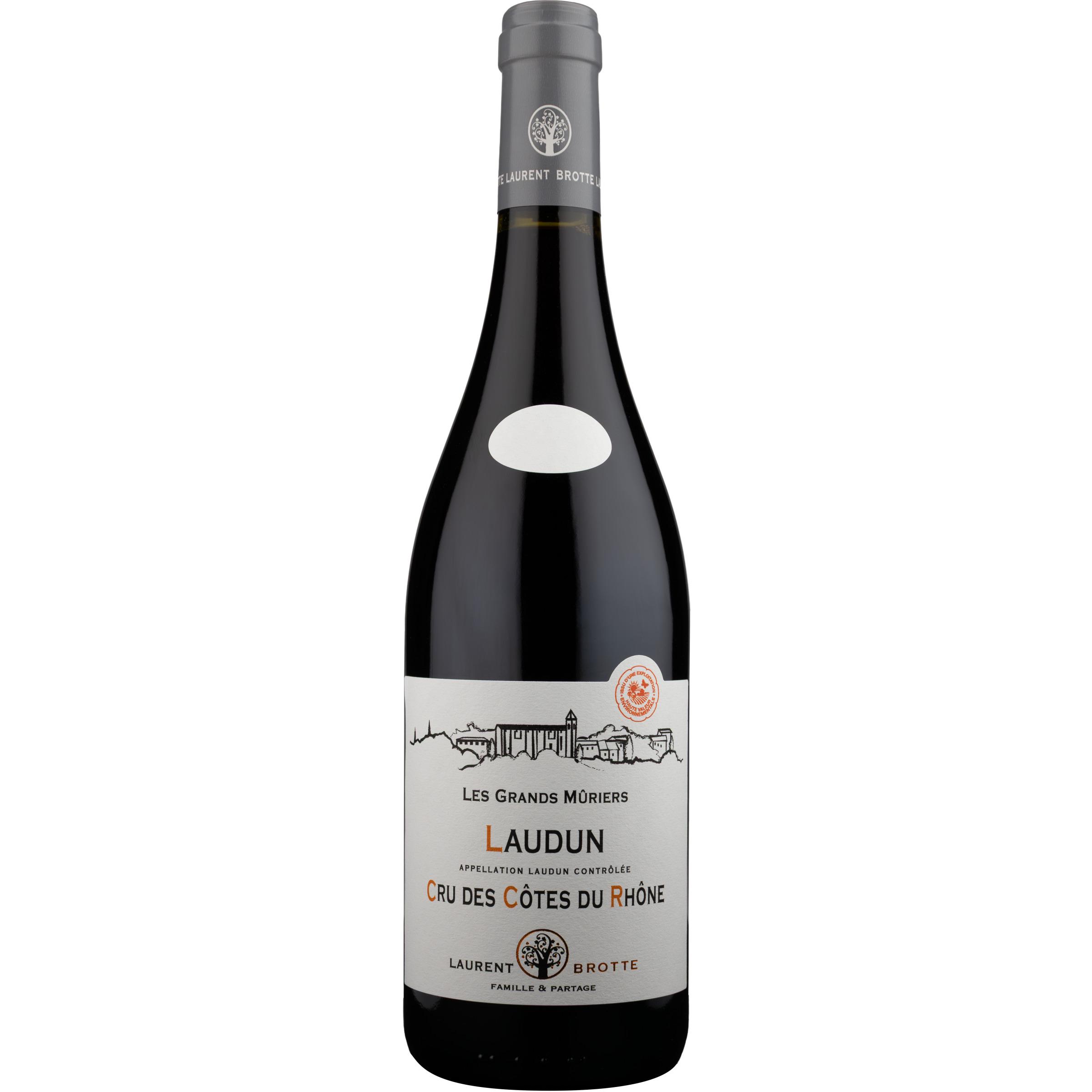 Vin rouge AOP Côtes-du-Rhône-Villages les Grands Mûriers laudun 75cl