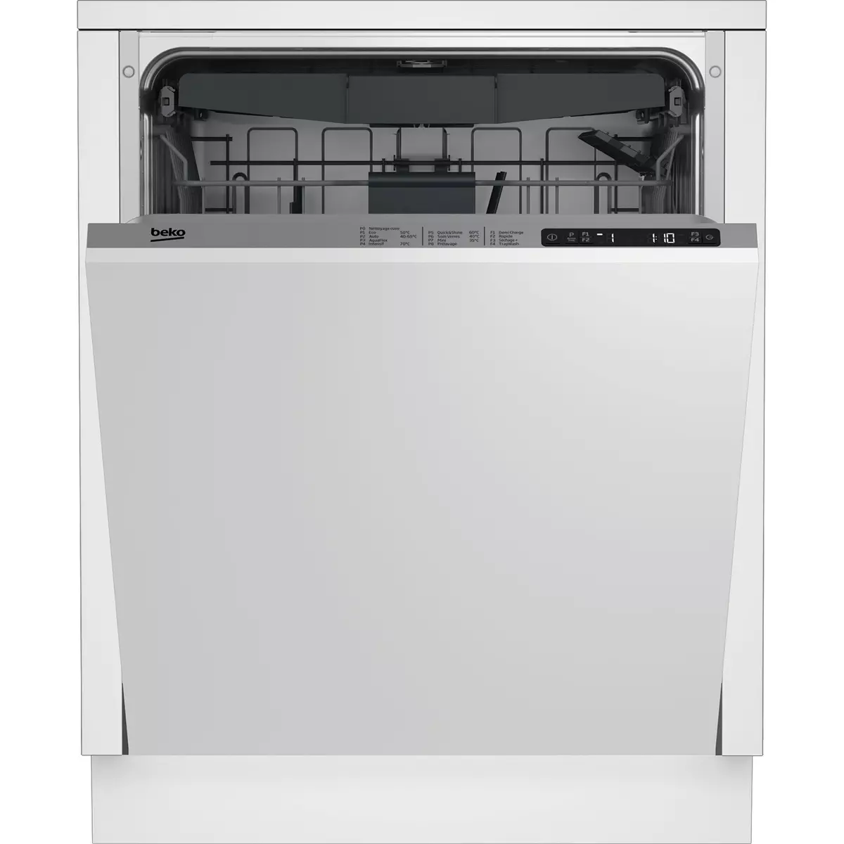 BEKO Lave-vaisselle full encastrable LVI62F - 15 Couverts, 60 cm, 44 dB, 8 Programmes
