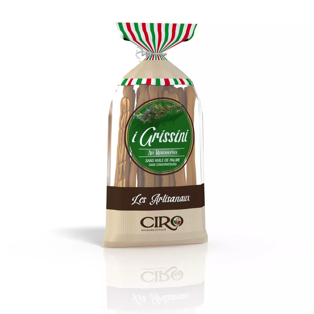 CIRO Gressins artisanaux biscuits salés au romarin 250g
