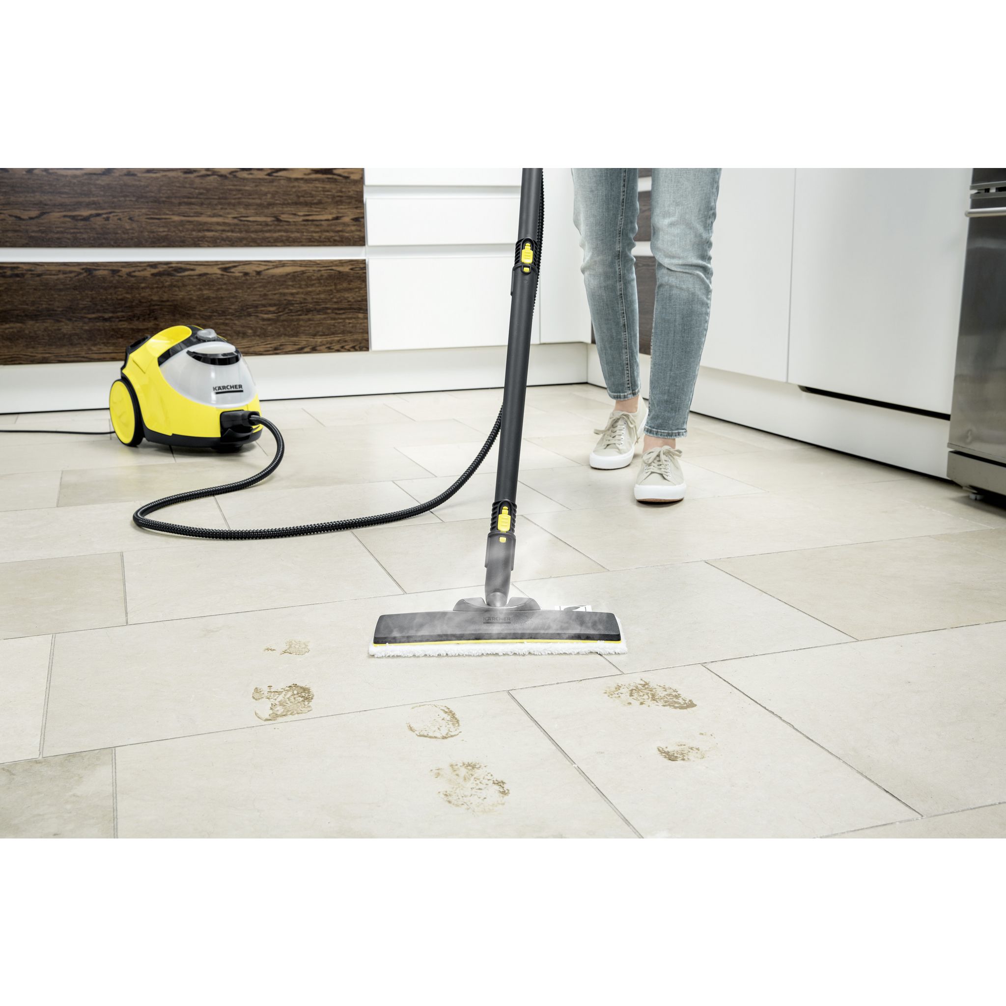 Voir la diapositive 5 : KARCHER Nettoyeur vapeur SC5 EasyFix, 4.2 Bar, Autonomie illimitée