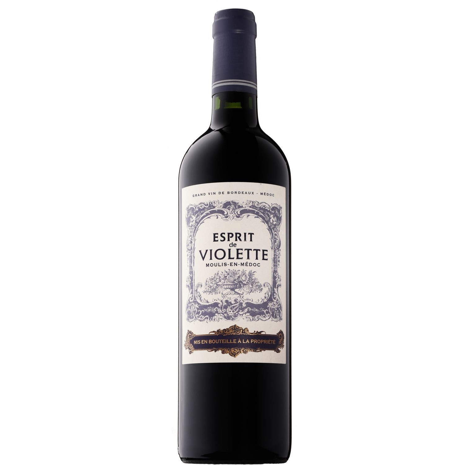 Vin rouge Esprit de Violette Moulis-en-Médoc bordeaux 75cl