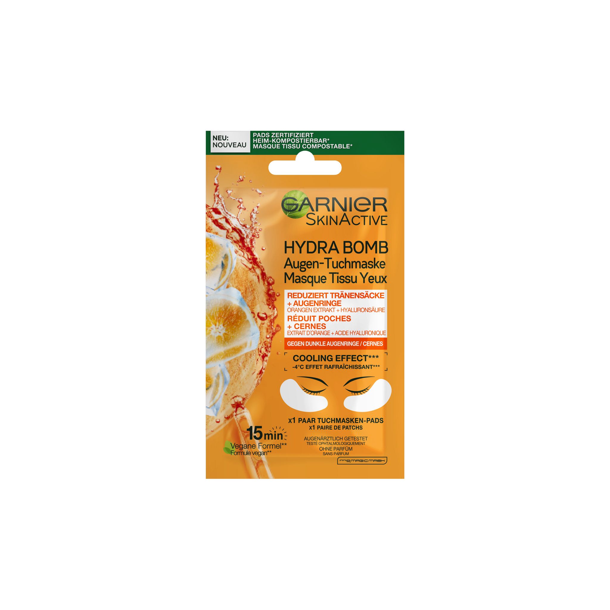 Masque Tissu Garnier SkinActive Hydra Bomb - Lot De 4 Masques Hydratants (neuf)