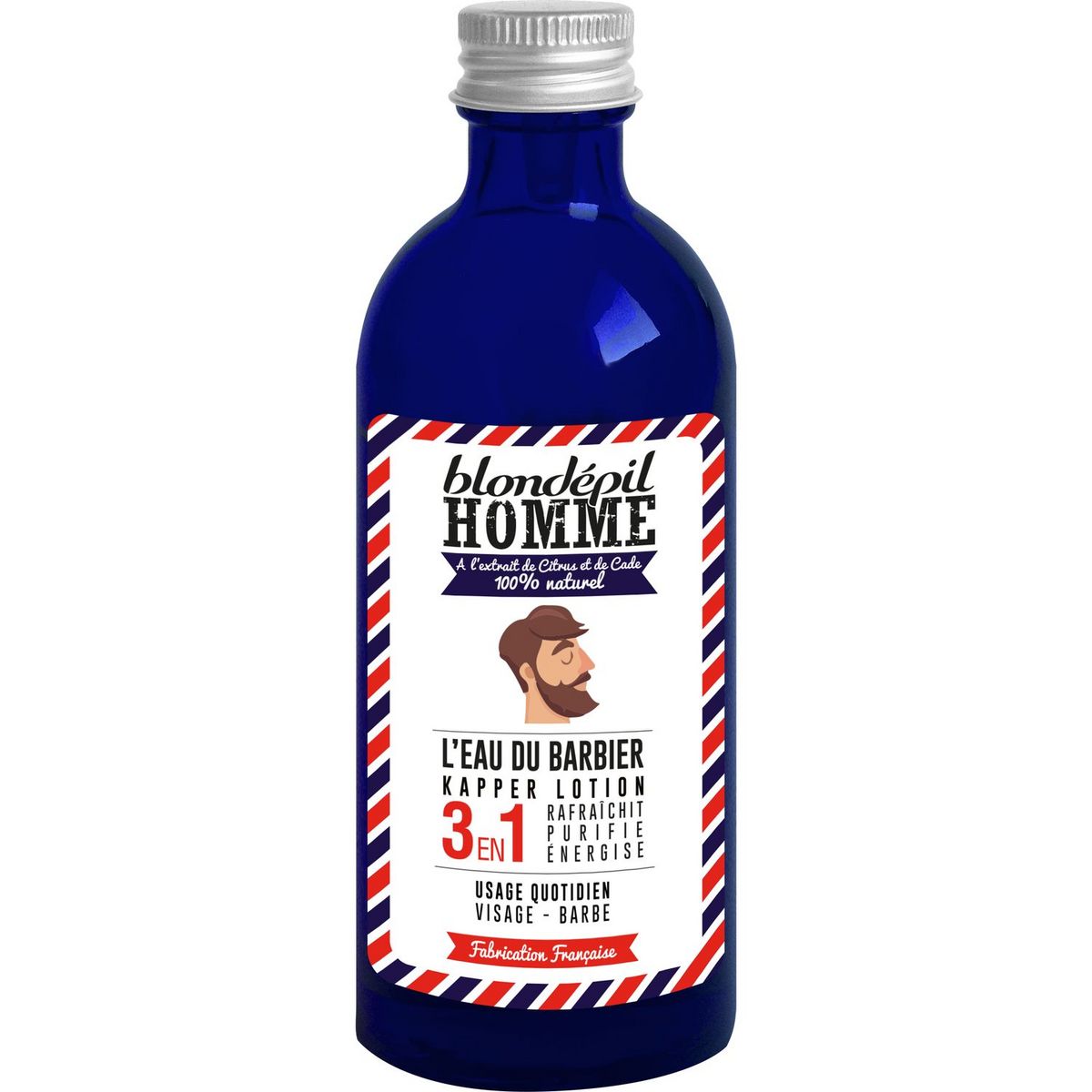 BLONDEPIL HOMME L'eau du barbier lotion rafraîchissante visage et barbe 100ml