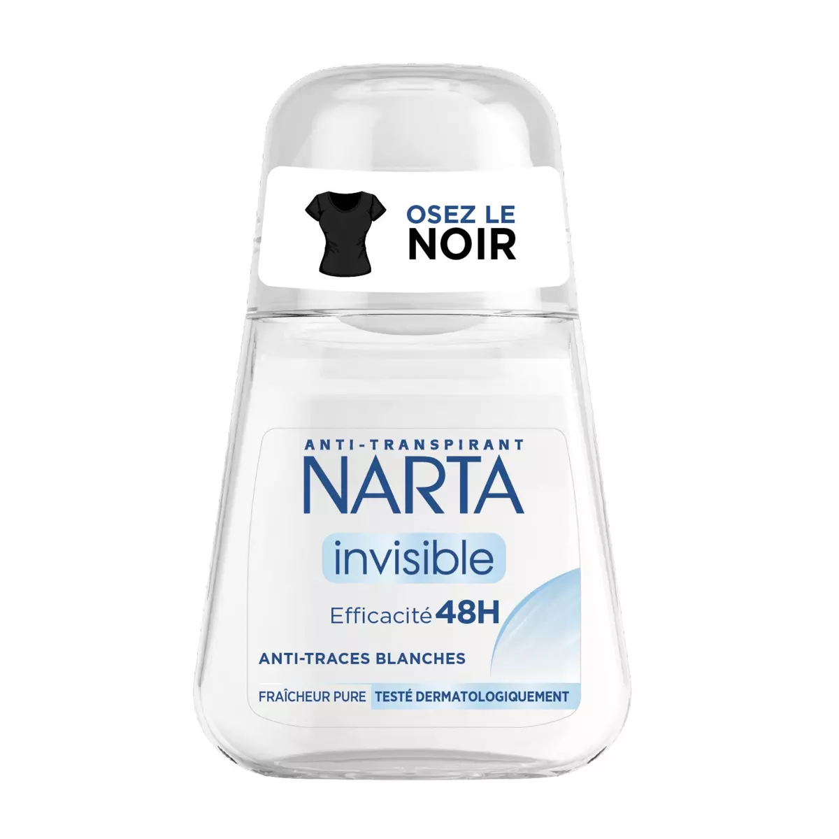 NARTA Déodorant bille anti-traces blanches fraîcheur pure 50ml
