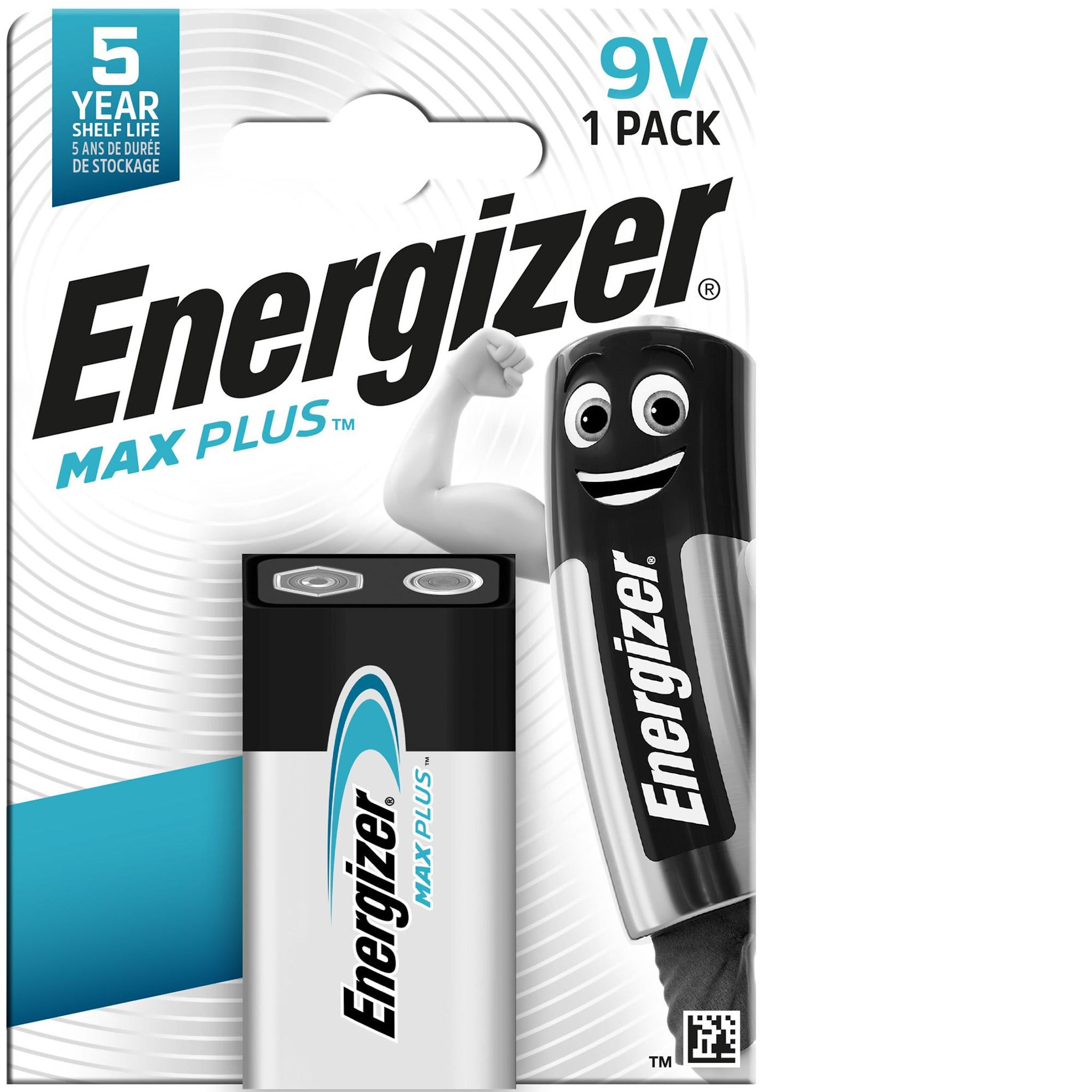 ENERGIZER Pile max plus 9V x1