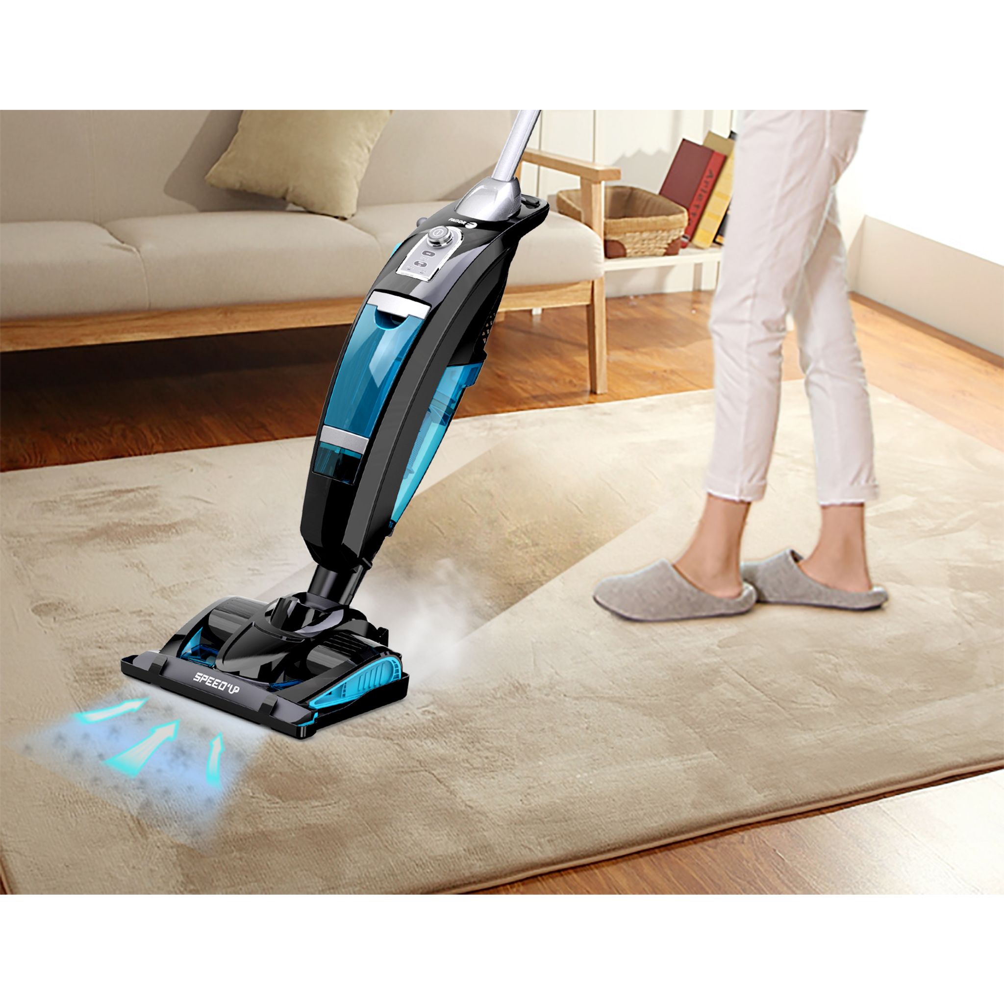 Voir la diapositive 14 : FAGOR Balai vapeur FG1508N - 1600 W, Autonomie vapeur 35 Minutes