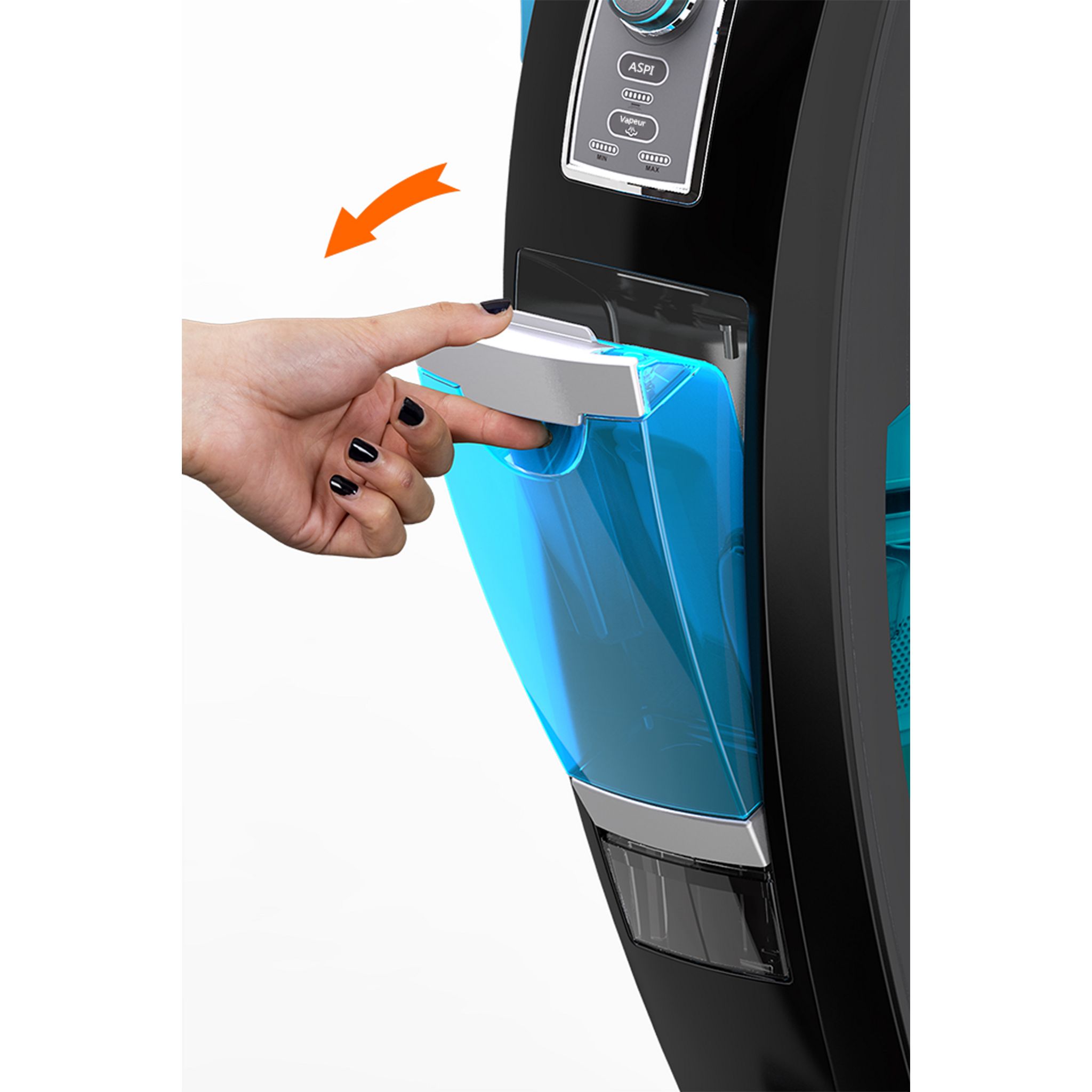 Voir la diapositive 7 : FAGOR Balai vapeur FG1508N - 1600 W, Autonomie vapeur 35 Minutes