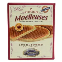 Gaufres moelleuses au chocolat belge - Auchan - 0.296 kg