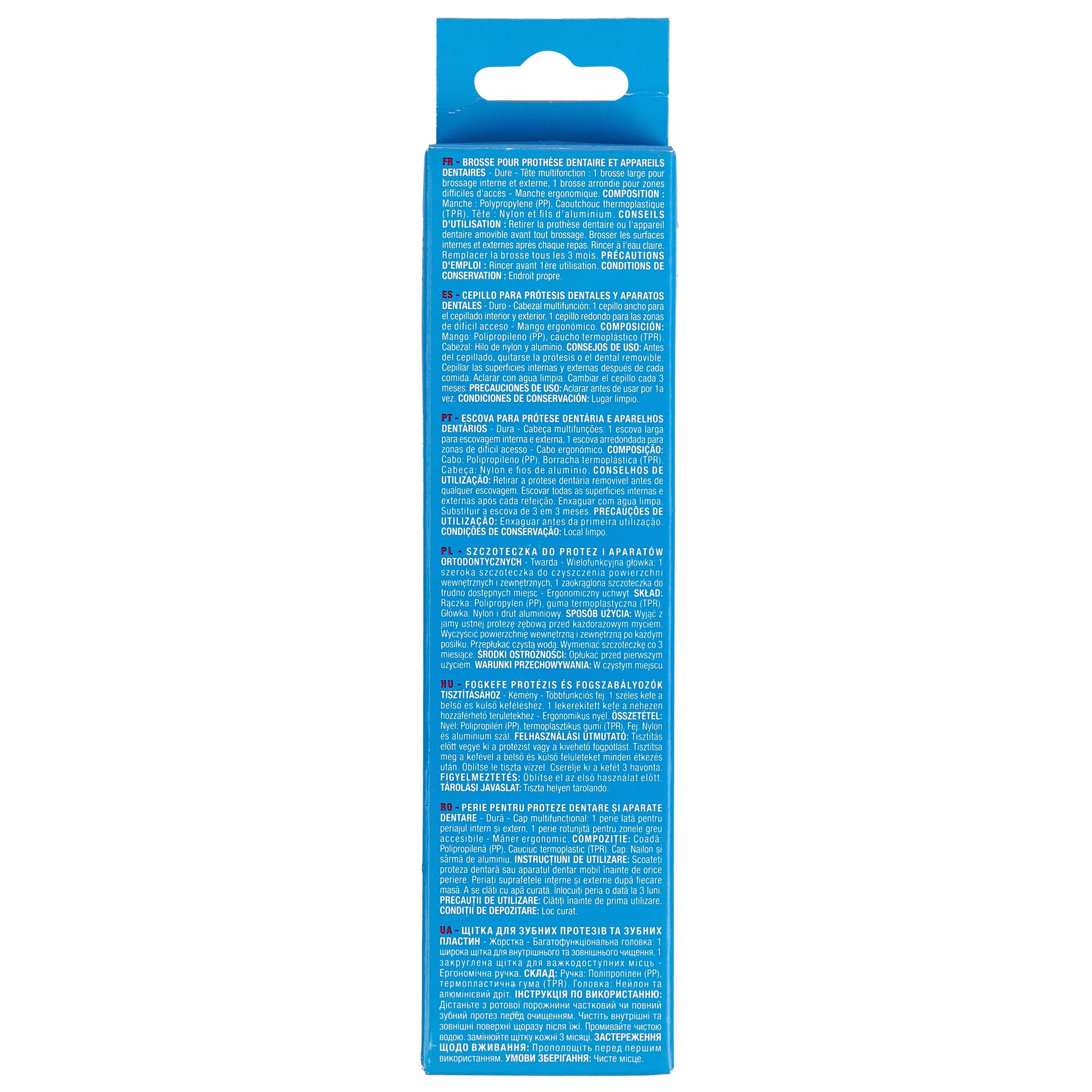 Voir la diapositive 4 : AUCHAN Brosse pour prothèse dentaire 1 brosse