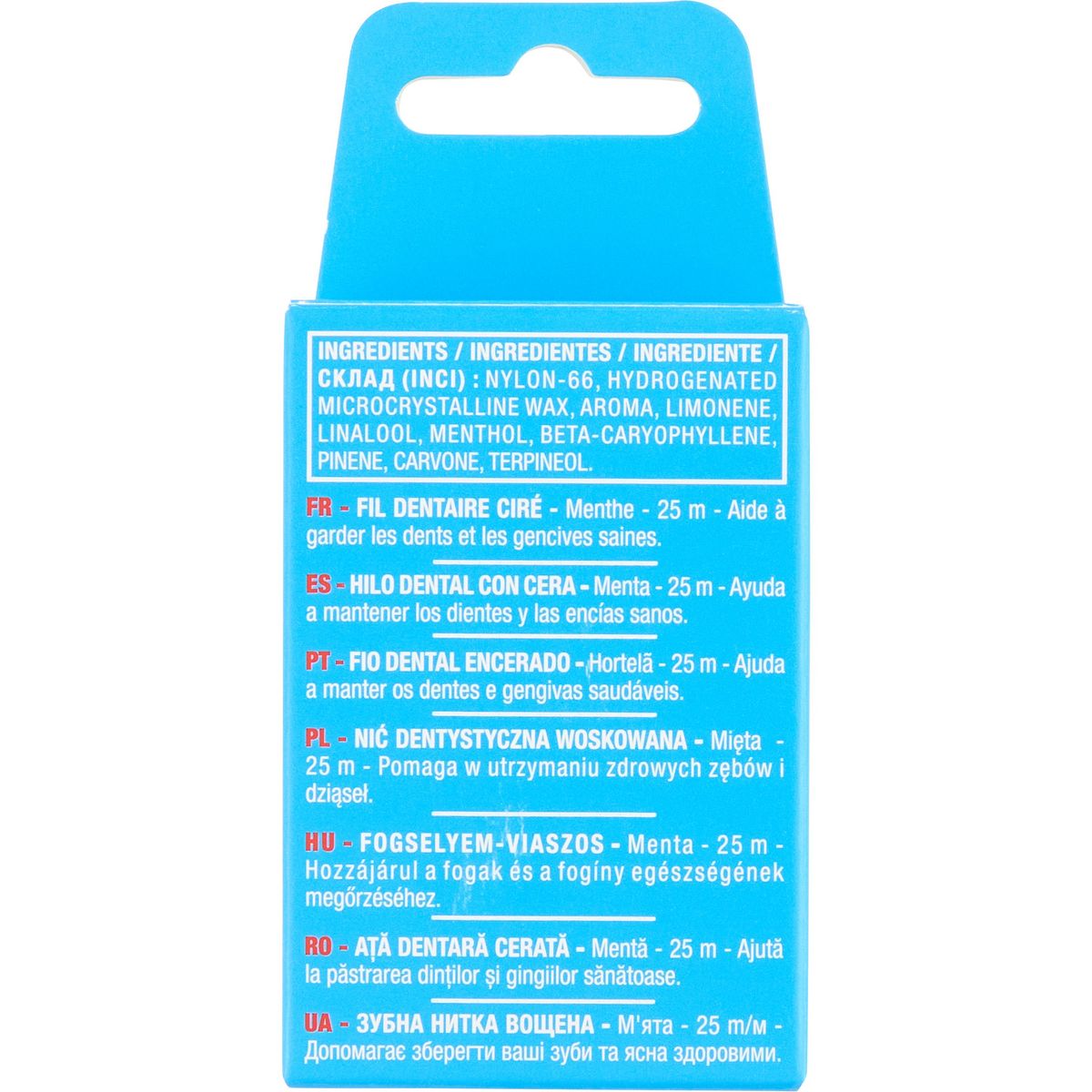 AUCHAN Fil dentaire ciré 25 mètres
