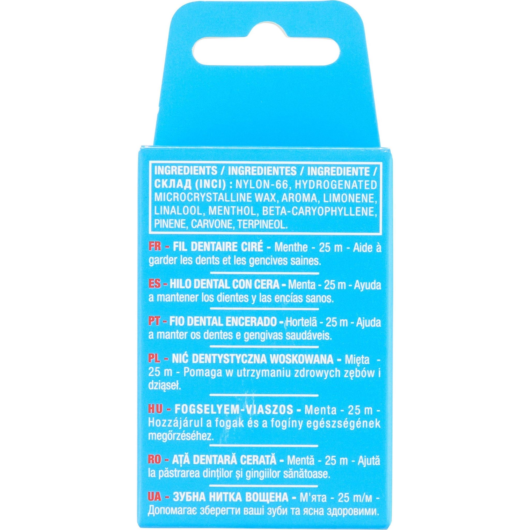 Voir la diapositive 3 : AUCHAN Fil dentaire ciré 25 mètres