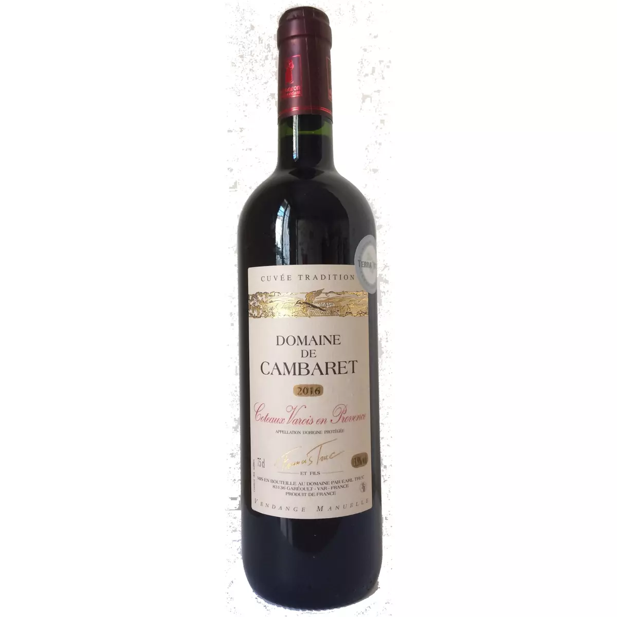 Vin rouge AOP Coteaux Varois-en-Provence Domaine de Cambaret 2019 75cl