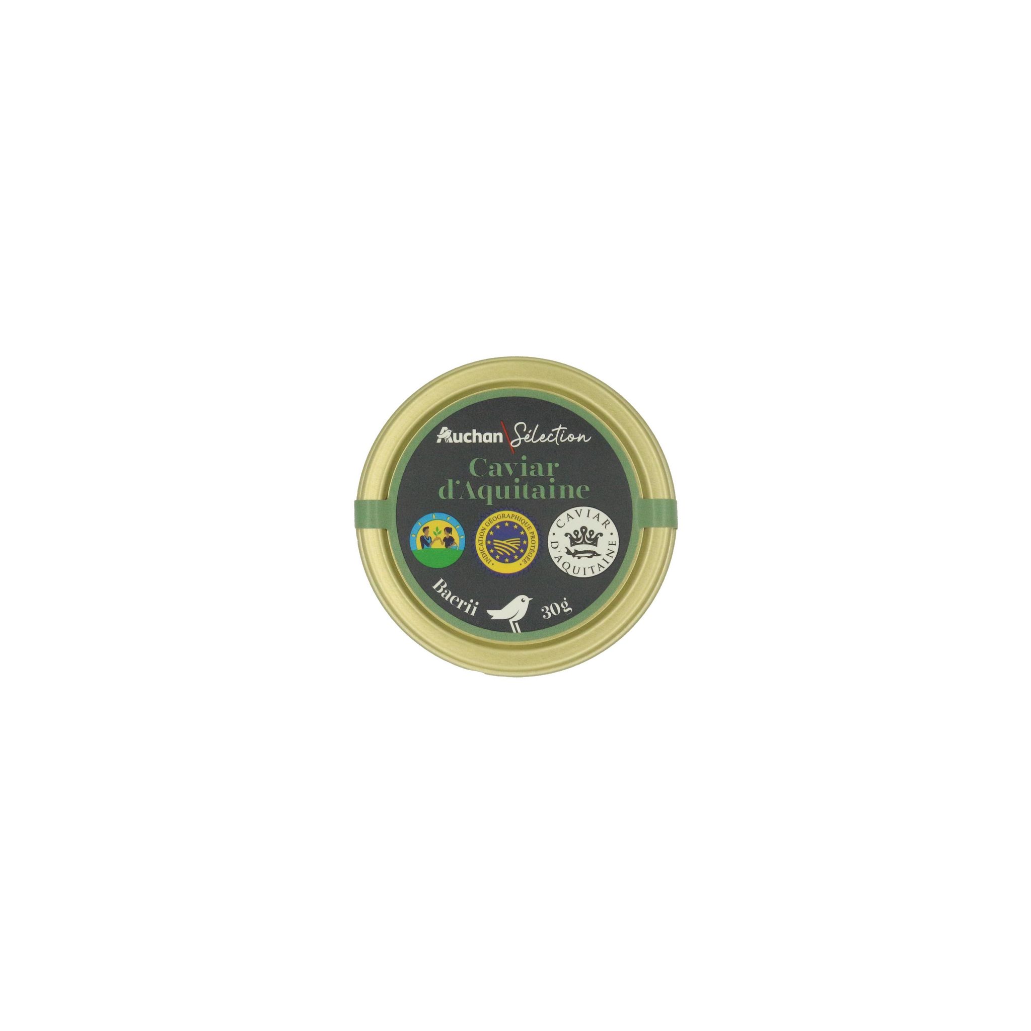 AUCHAN CULTIVONS LE BON Caviar d'Aquitaine d'automne 30g