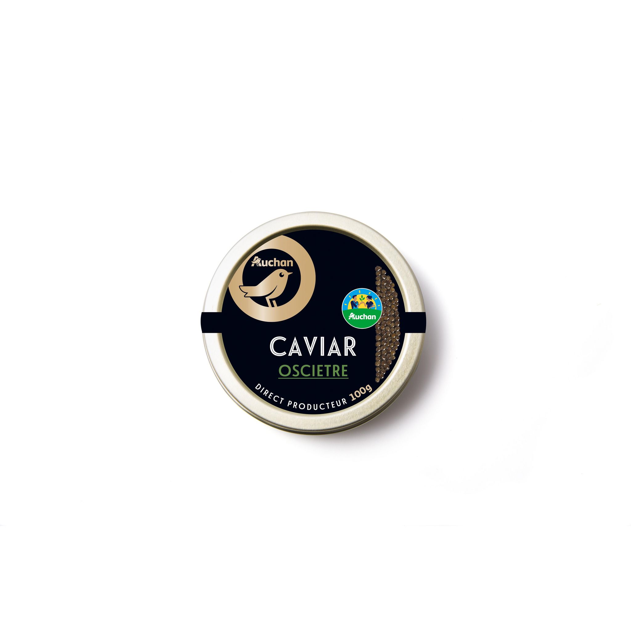 Voir la diapositive 1 : AUCHAN Caviar oscietre 100g