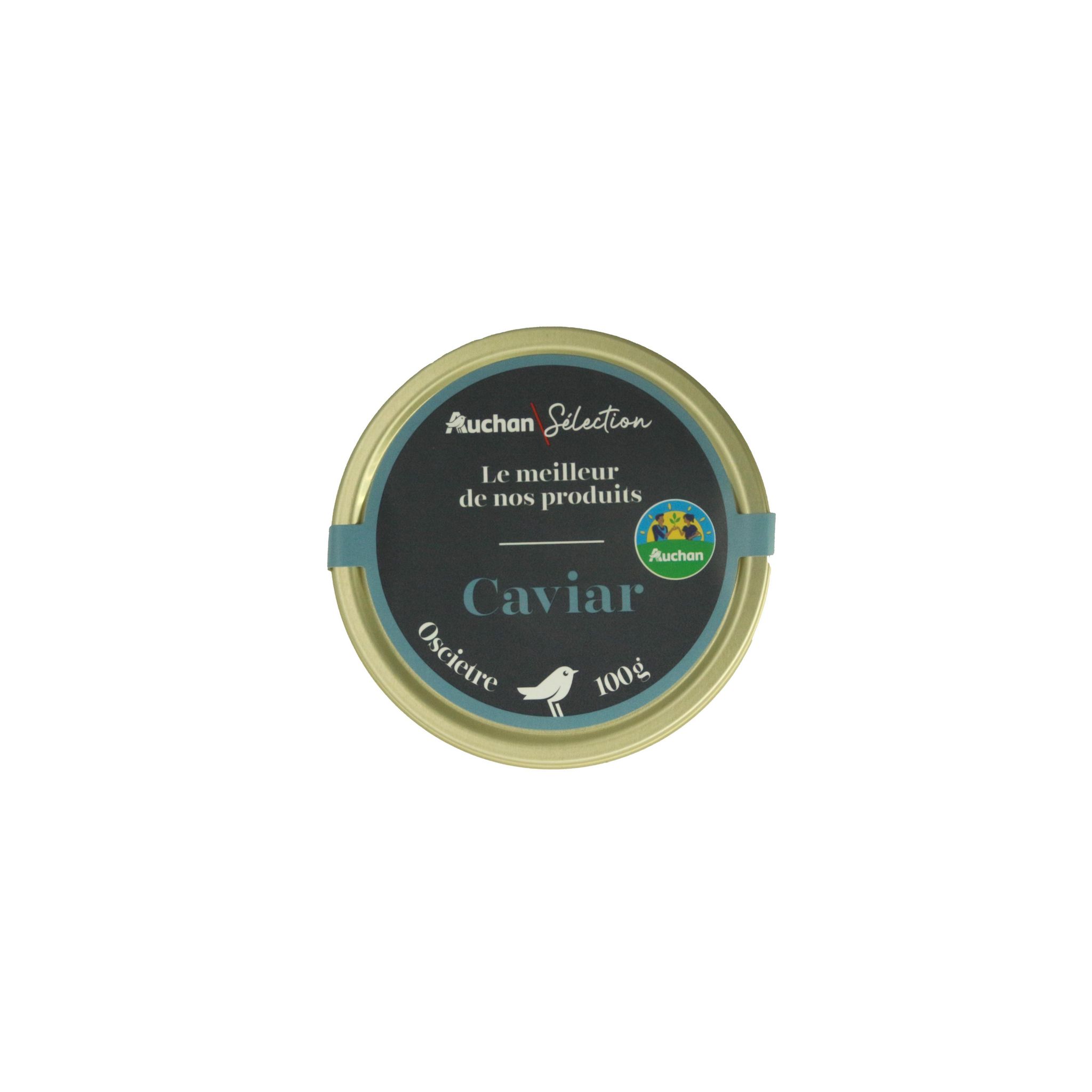 Voir la diapositive 2 : AUCHAN Caviar oscietre 100g