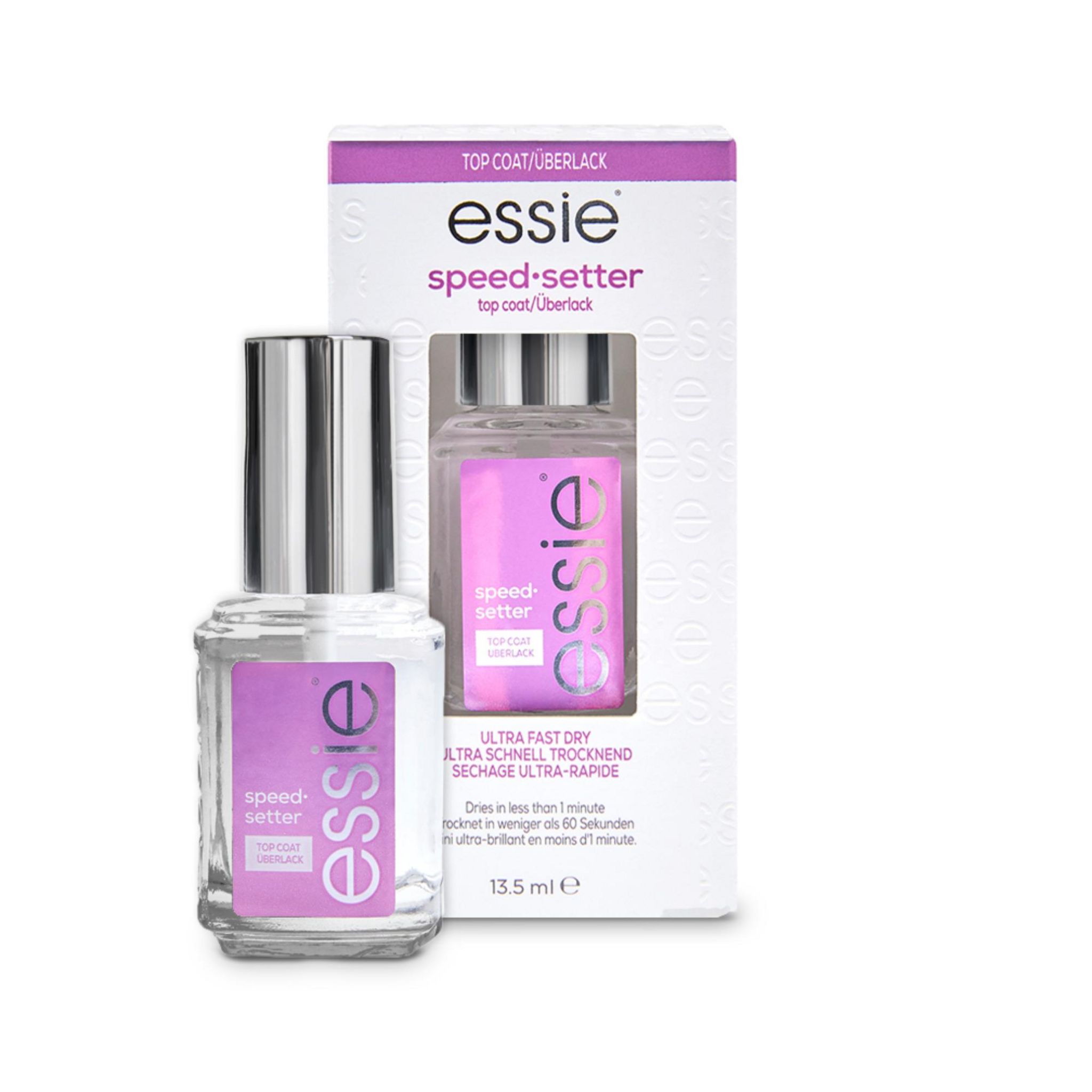 Voir la diapositive 2 : ESSIE Vernis à ongles speed-setter top coat 13.5ml